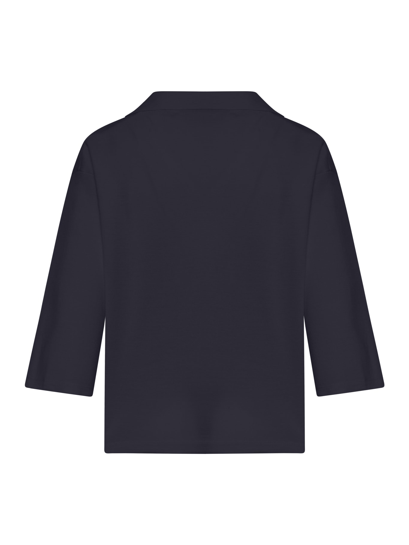 Shop Valentino Jumper With V Detail In Navy