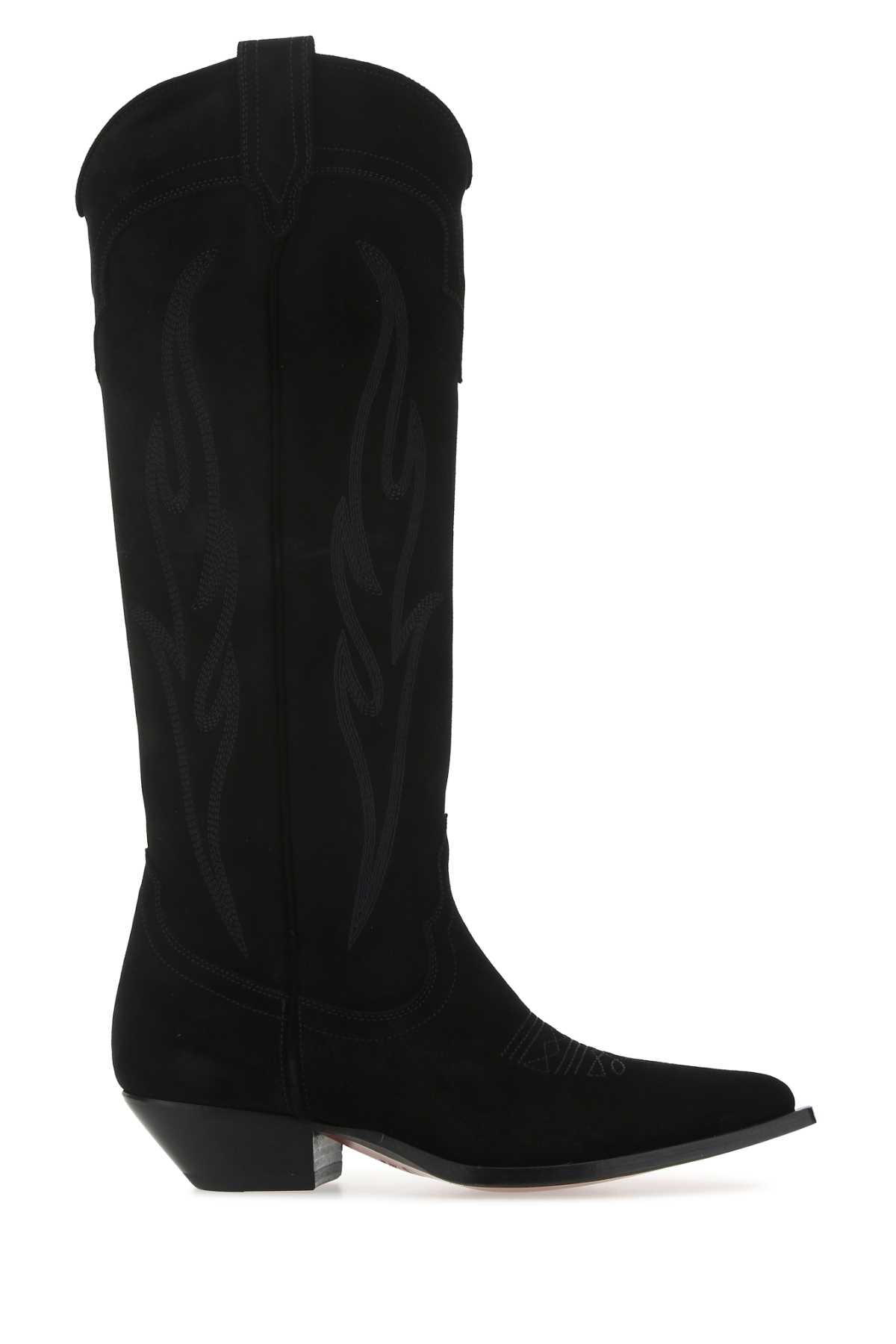 Black Suede Roswell Boots