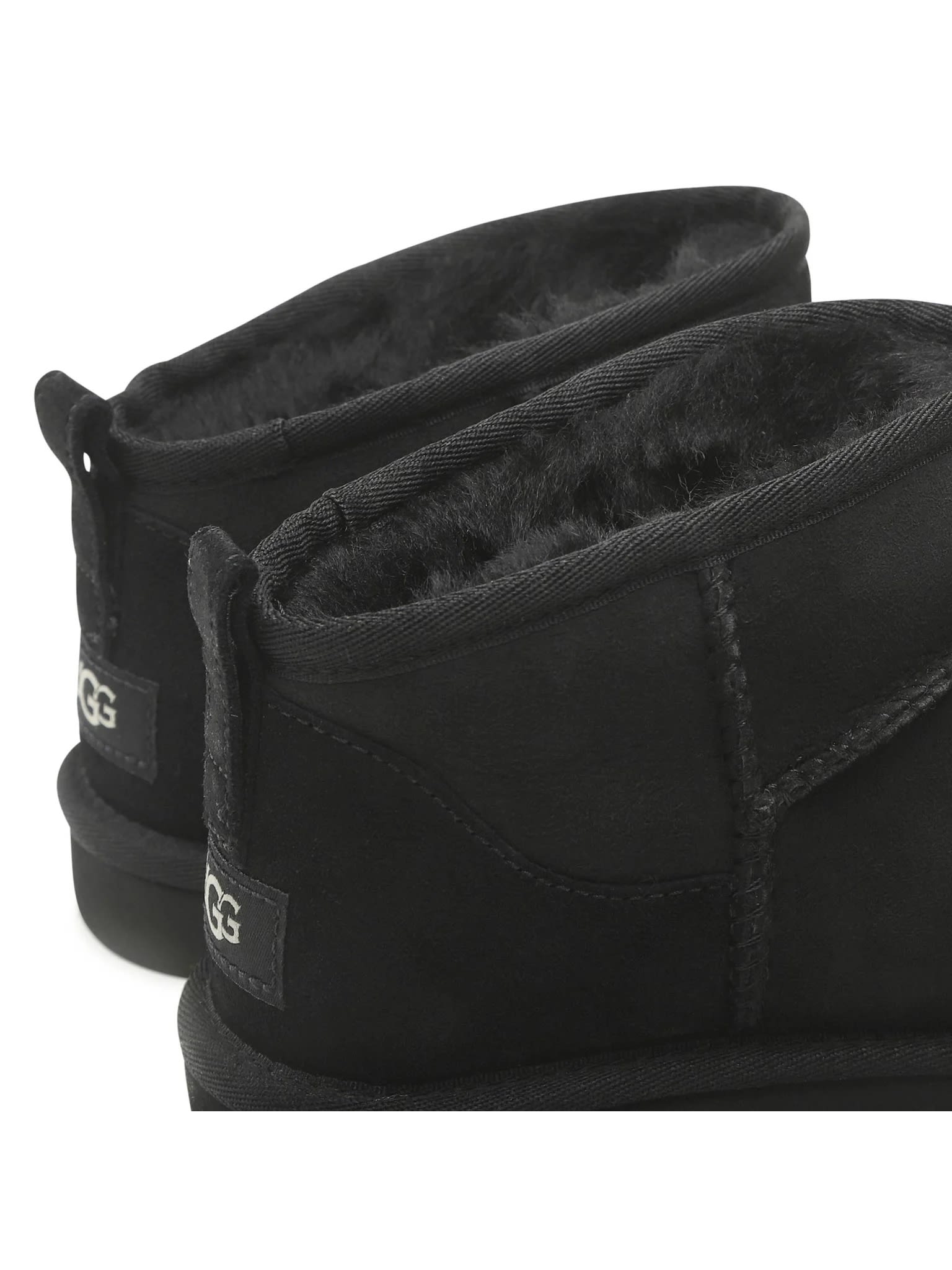 Ugg Australia Classic Ultra Mini Boots In Black