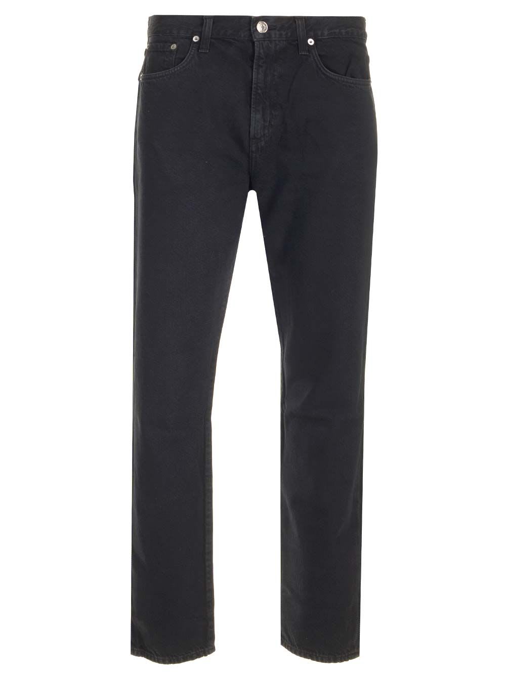 Shop Agolde Curtis Jeans In Black