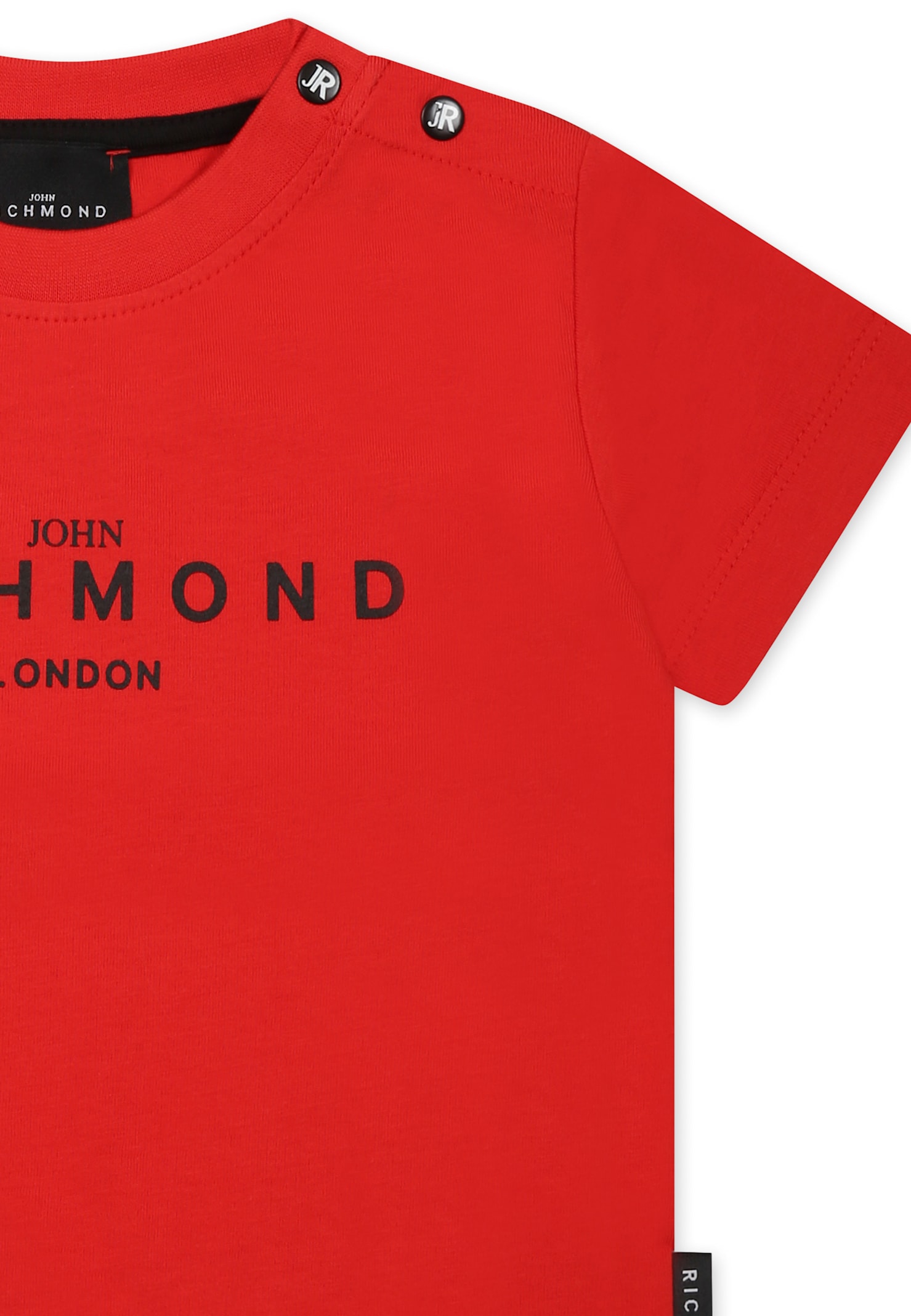 RICHMOND RED T-SHIRT FOR BABY BOY WITH LOGO