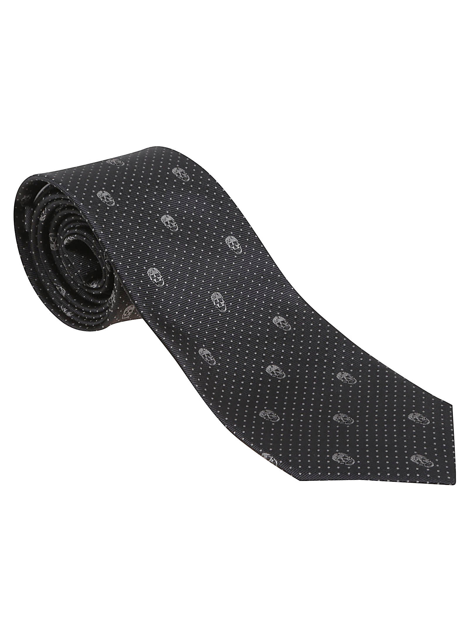 Tie Skull Polka Dots