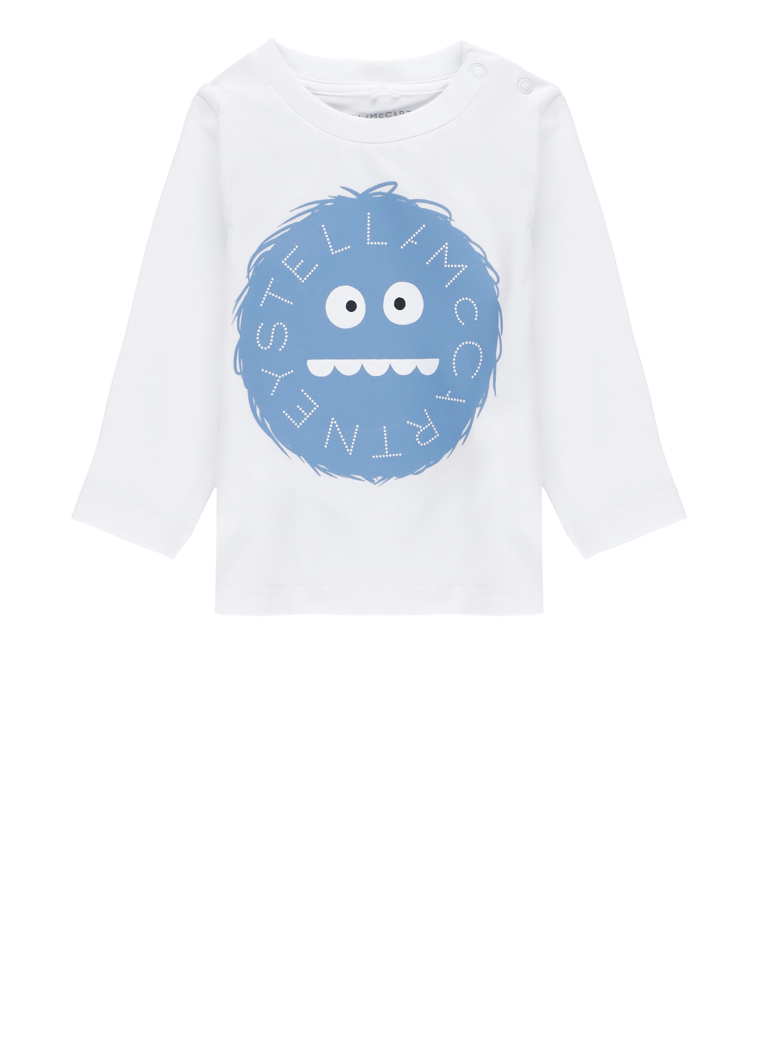 Stella Mccartney T-shirt With Logo In Gray