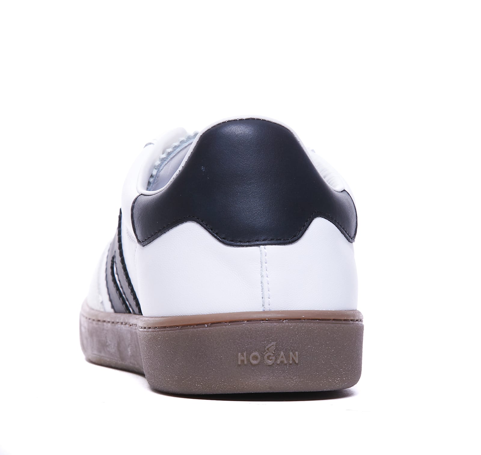 Hogan Sculpted Sneakers With Contrasting Accents In White