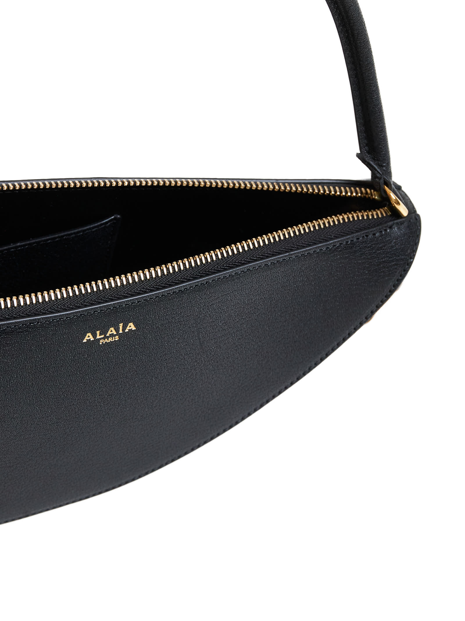 Shop Alaïa Shoulder Bag In Black