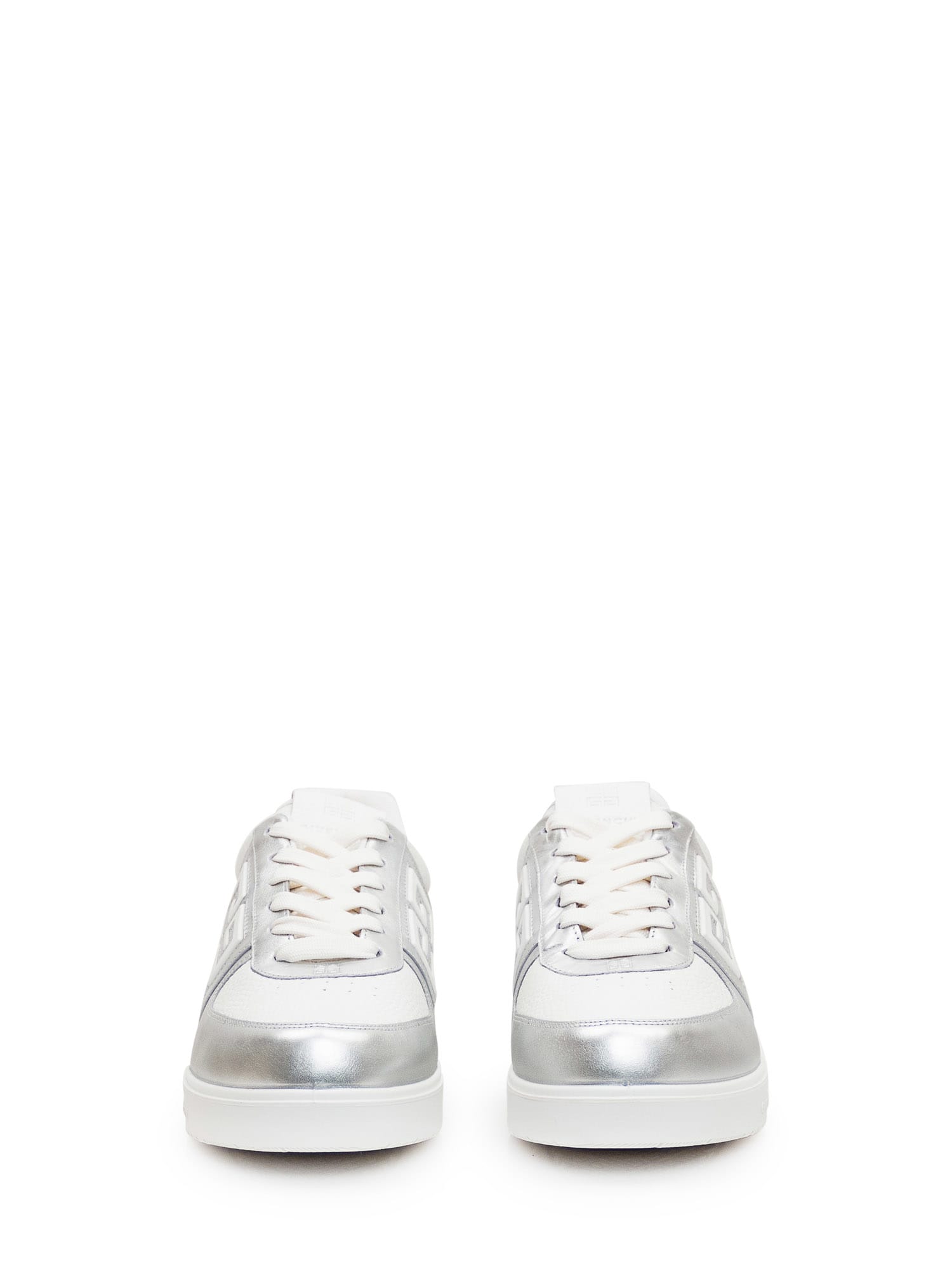 Shop Givenchy G4 Low-top Sneaker In Silvery