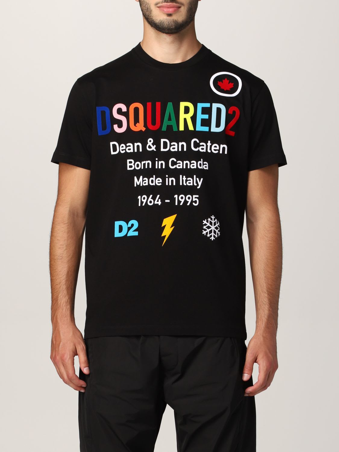 Dsquared2 T-shirt Born In Canada Dsquared2 Cotton T-shirt