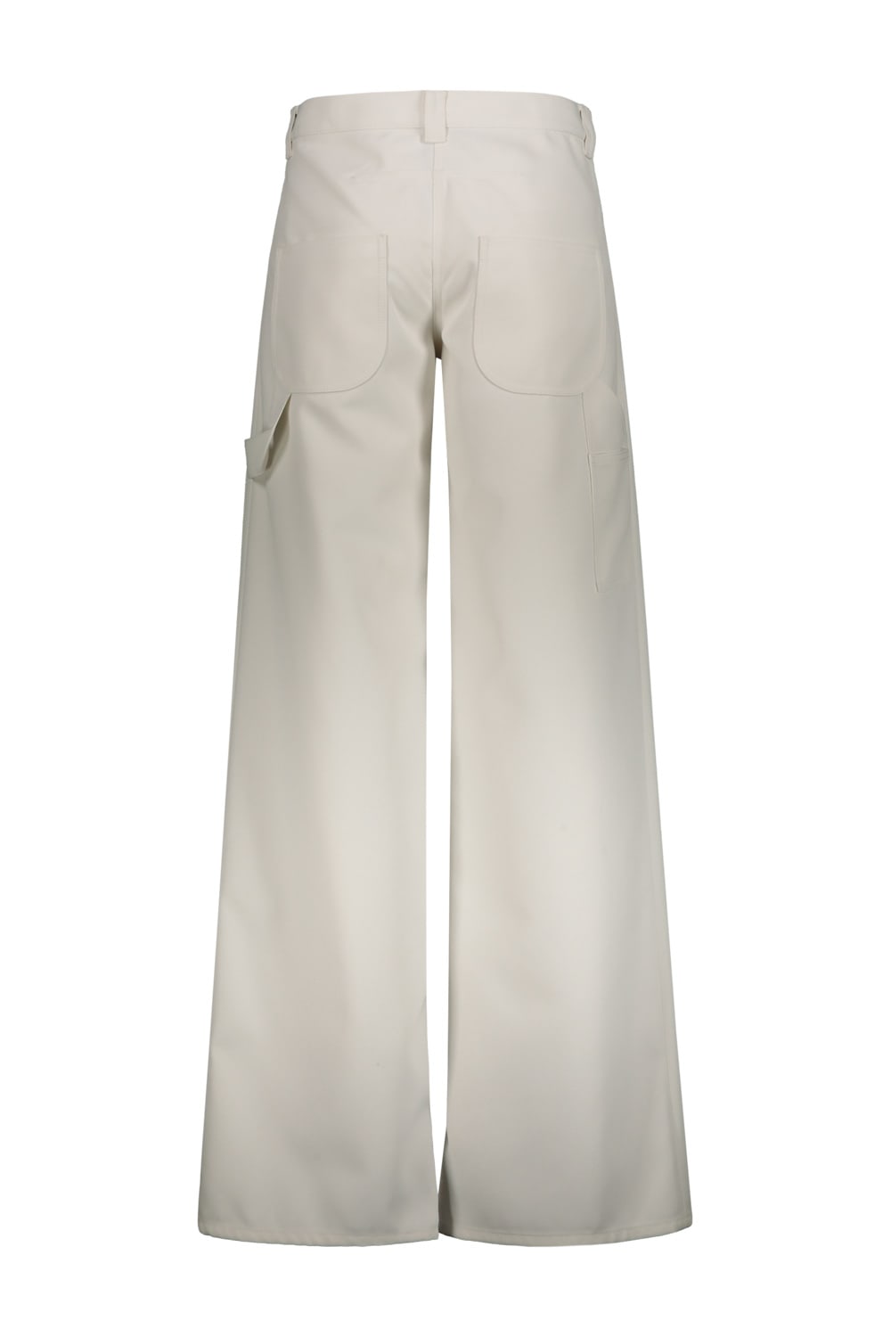 Shop Courrèges Baggy Low Waist Pant In Twill