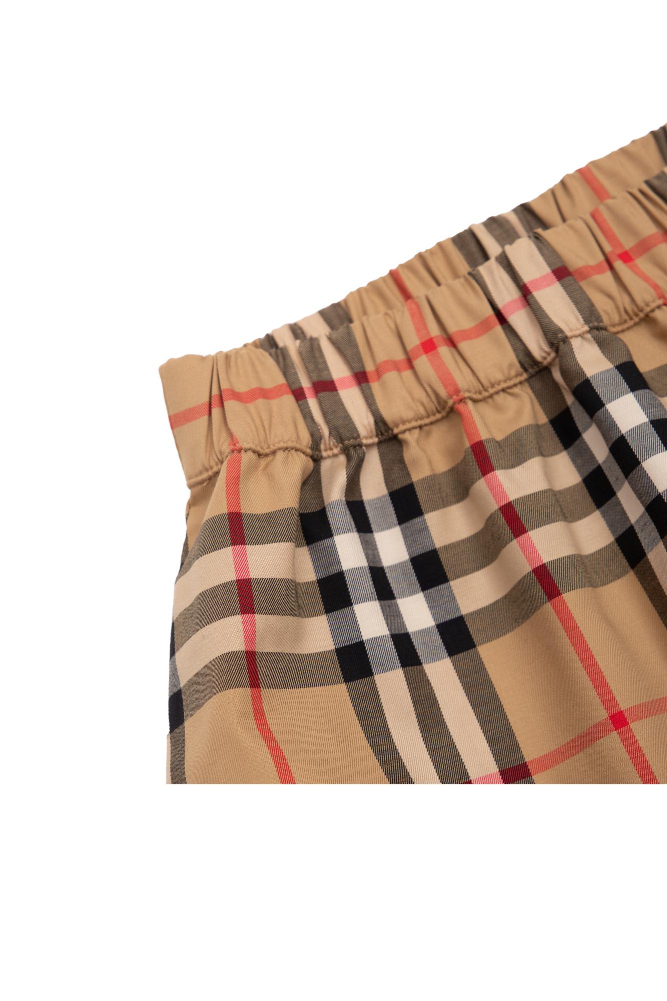 Shop Burberry Shirt, Trousers & Baseball Cap Set In Archive Beige