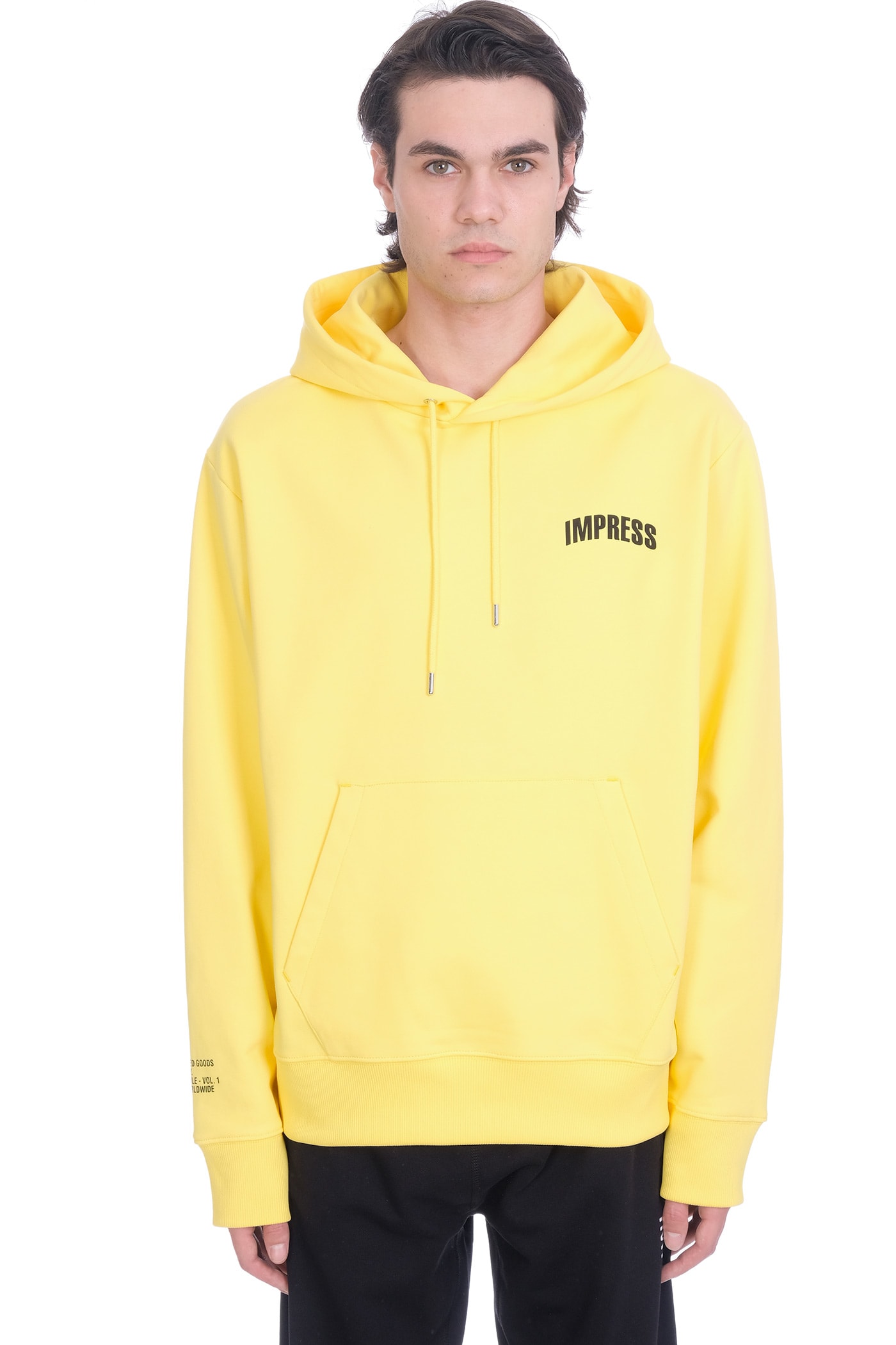 Helmut Lang Sweatshirt In Yellow Cotton