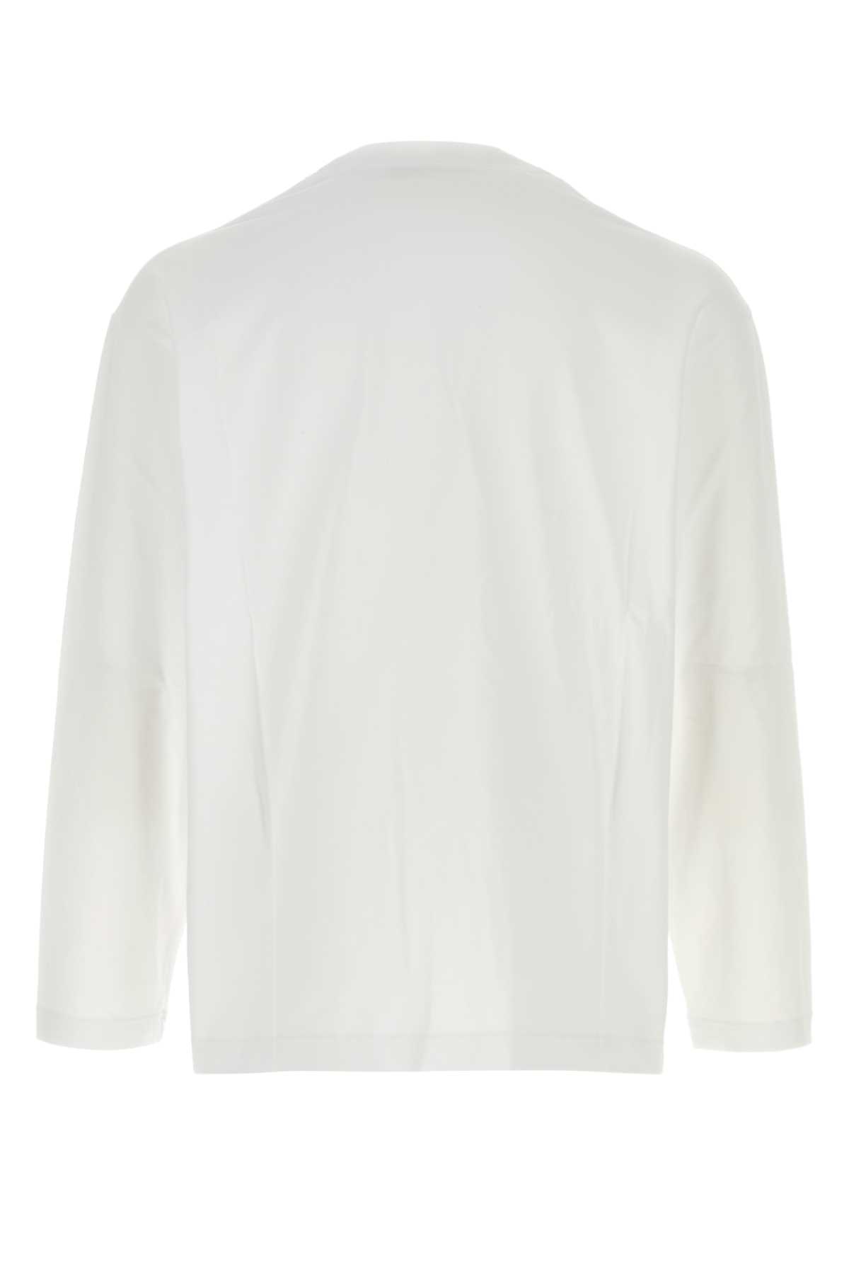 Shop Gucci White Cotton T-shirt In Grwhbdobhire