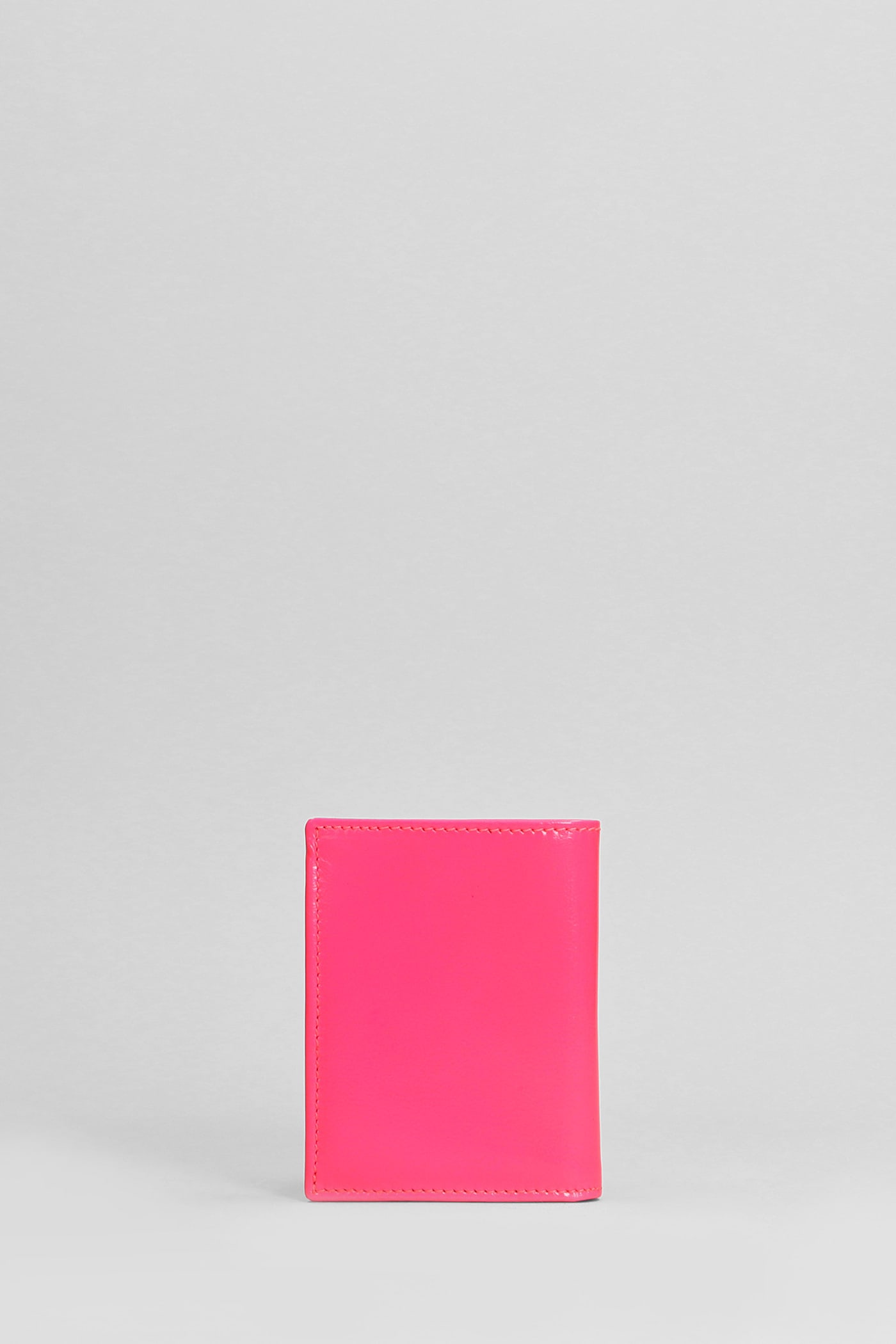 COMME DES GARÇONS WALLET IN ROSE-PINK LEATHER