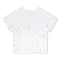Shop Givenchy White T-shirt For Girl With All-over 4g Motif