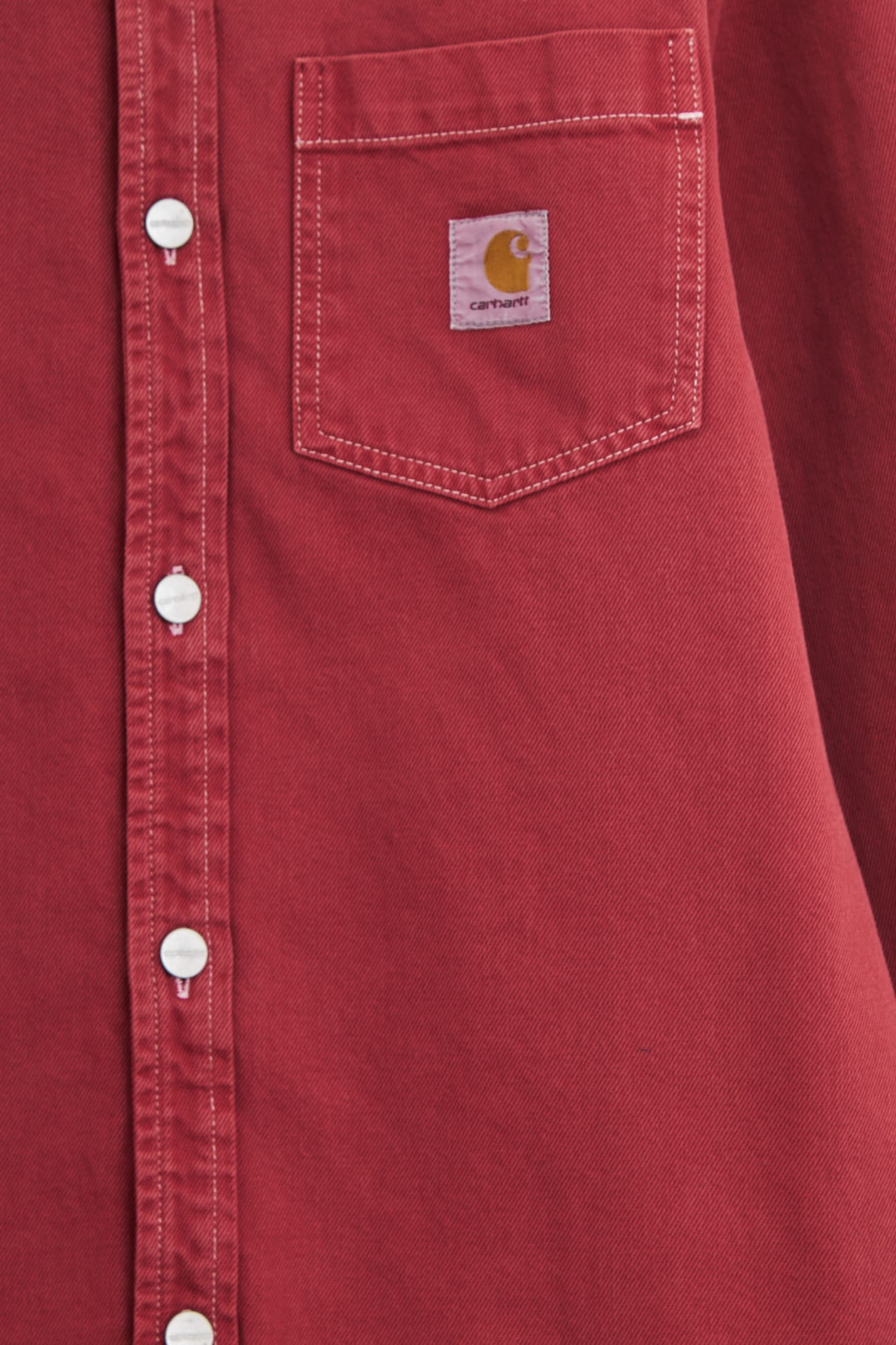 Shop Carhartt George Shirt In Red