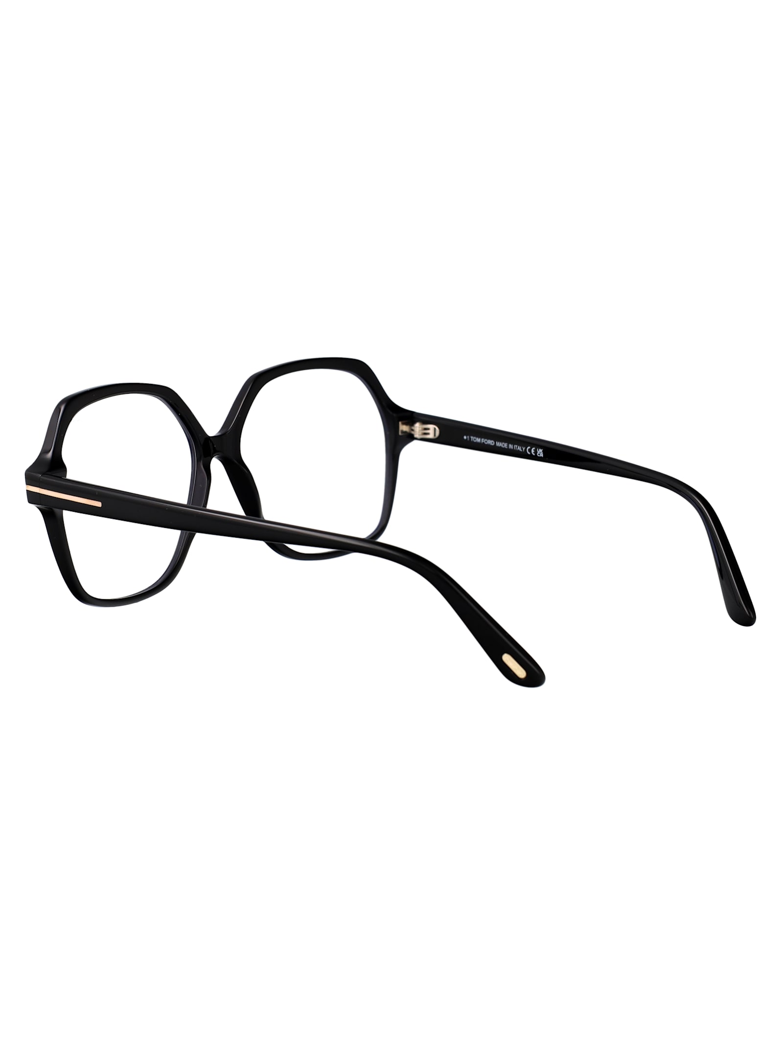 Tom Ford Nero Lucido Acetate Glasses In Black