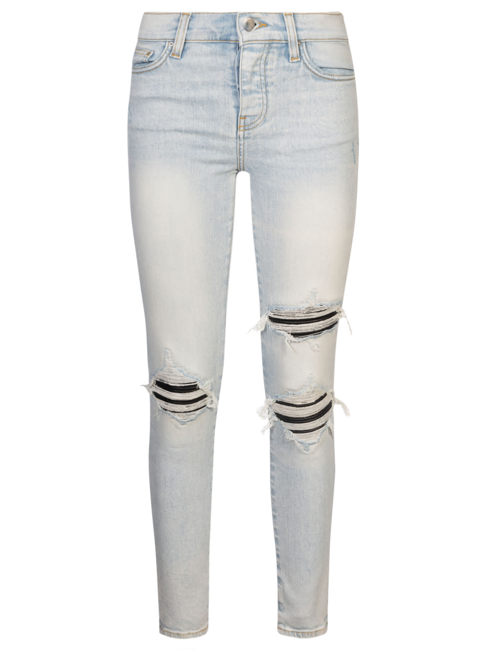 AMIRI Fitted Ripped Jeans