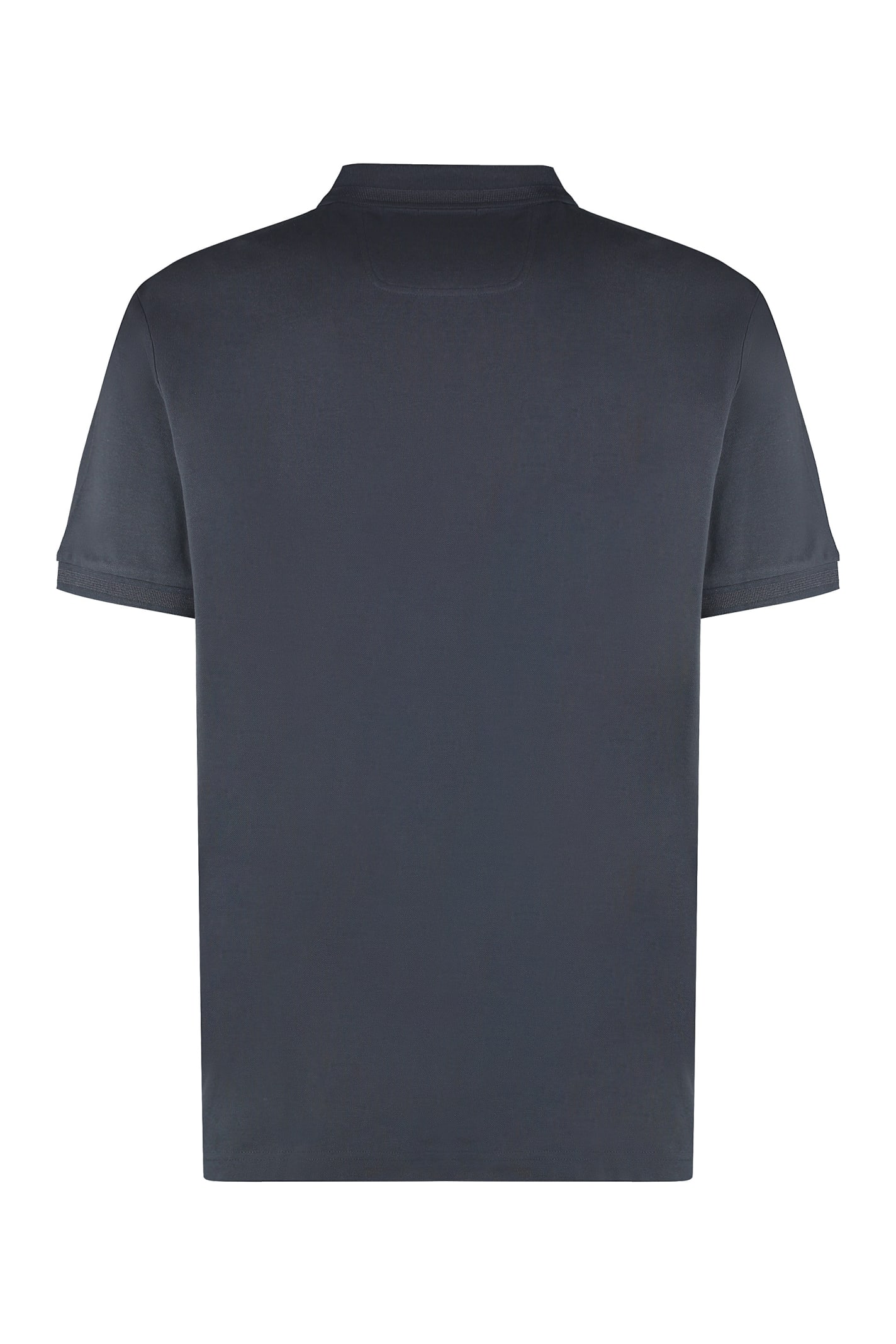 Shop Hugo Boss Cotton-piqué Polo Shirt In Blue