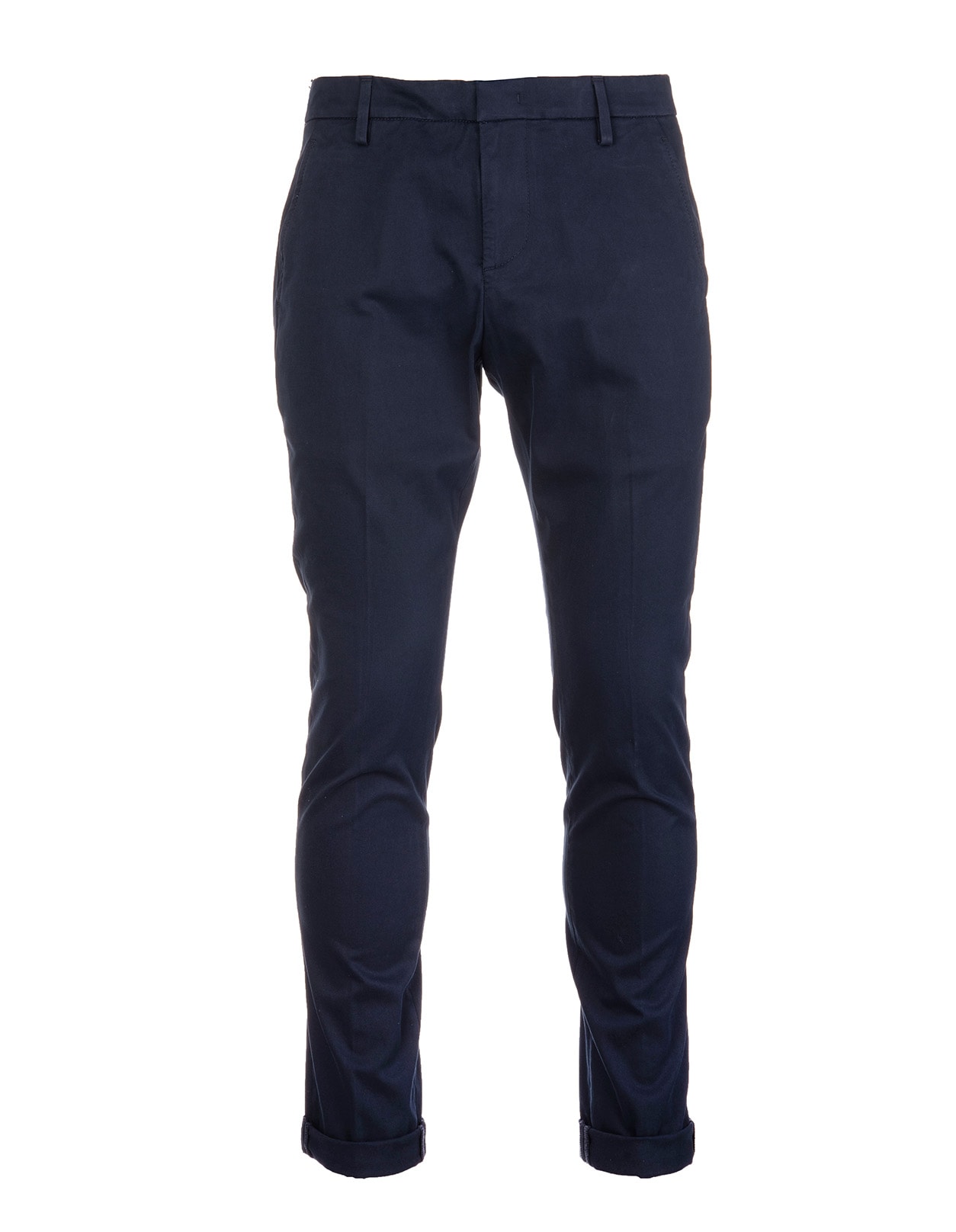 Dondup Man Navy Blue Gaubert Slim Chino Trousers