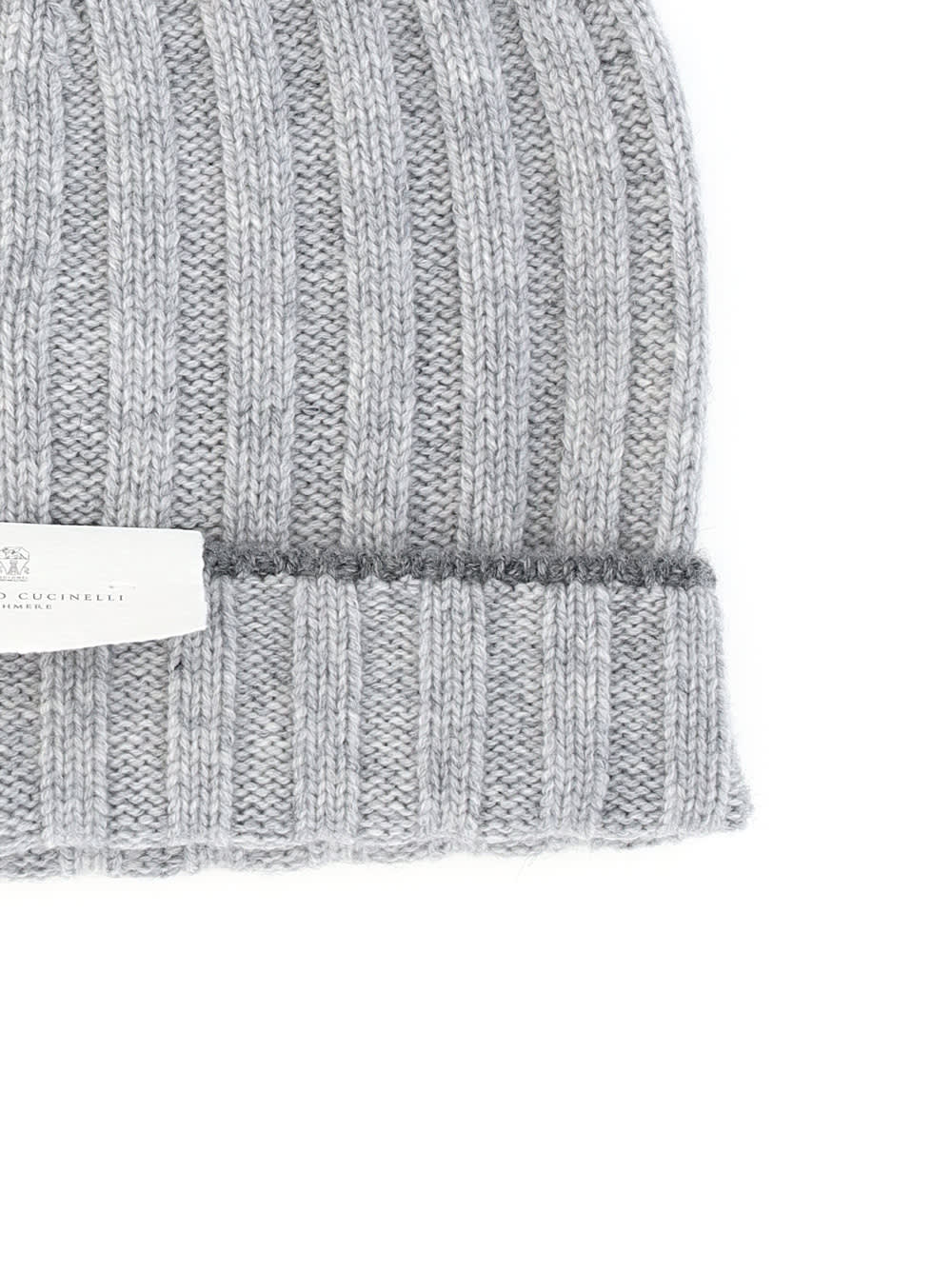 Shop Brunello Cucinelli Beanie Hat In Grey