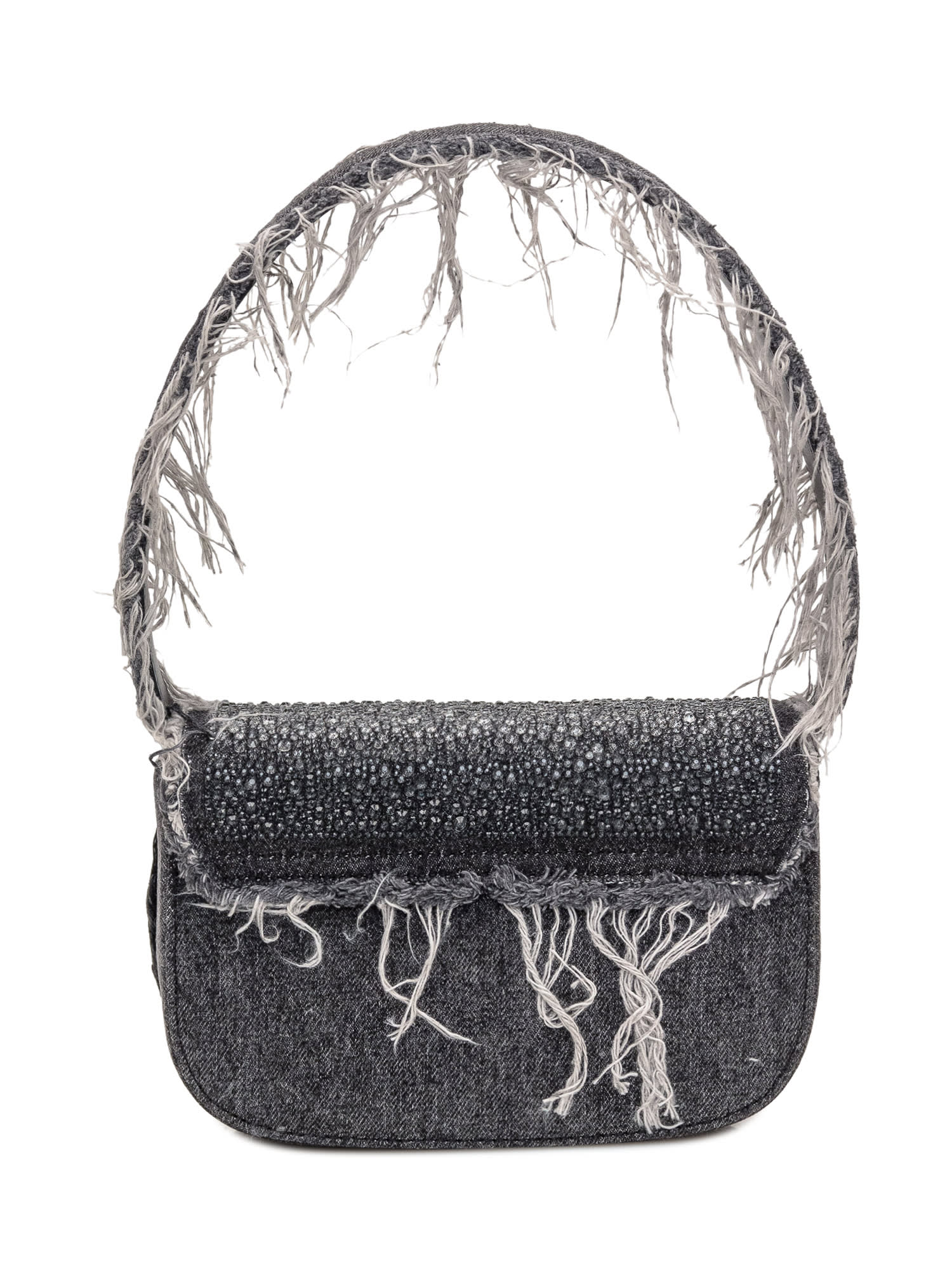 Diesel 1d Shoulder Bag In Denim Blu