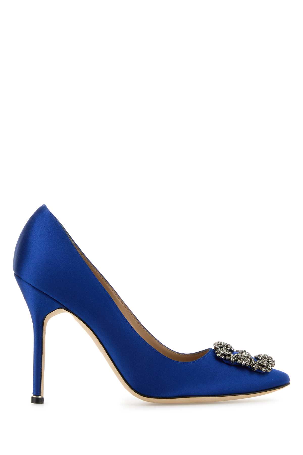 Blue Satin Hangisi Pumps