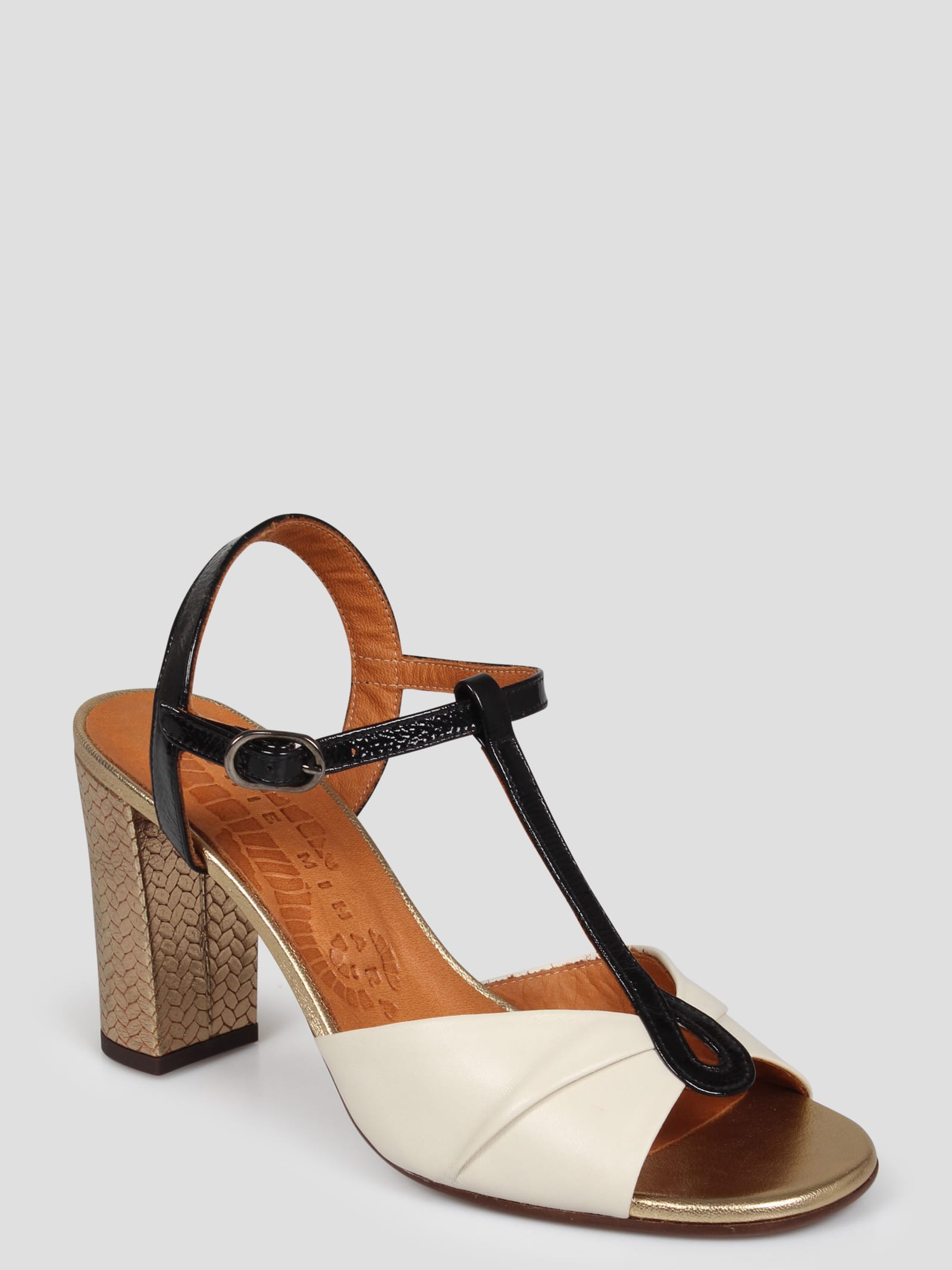 Shop Chie Mihara Biagio Sandals In White