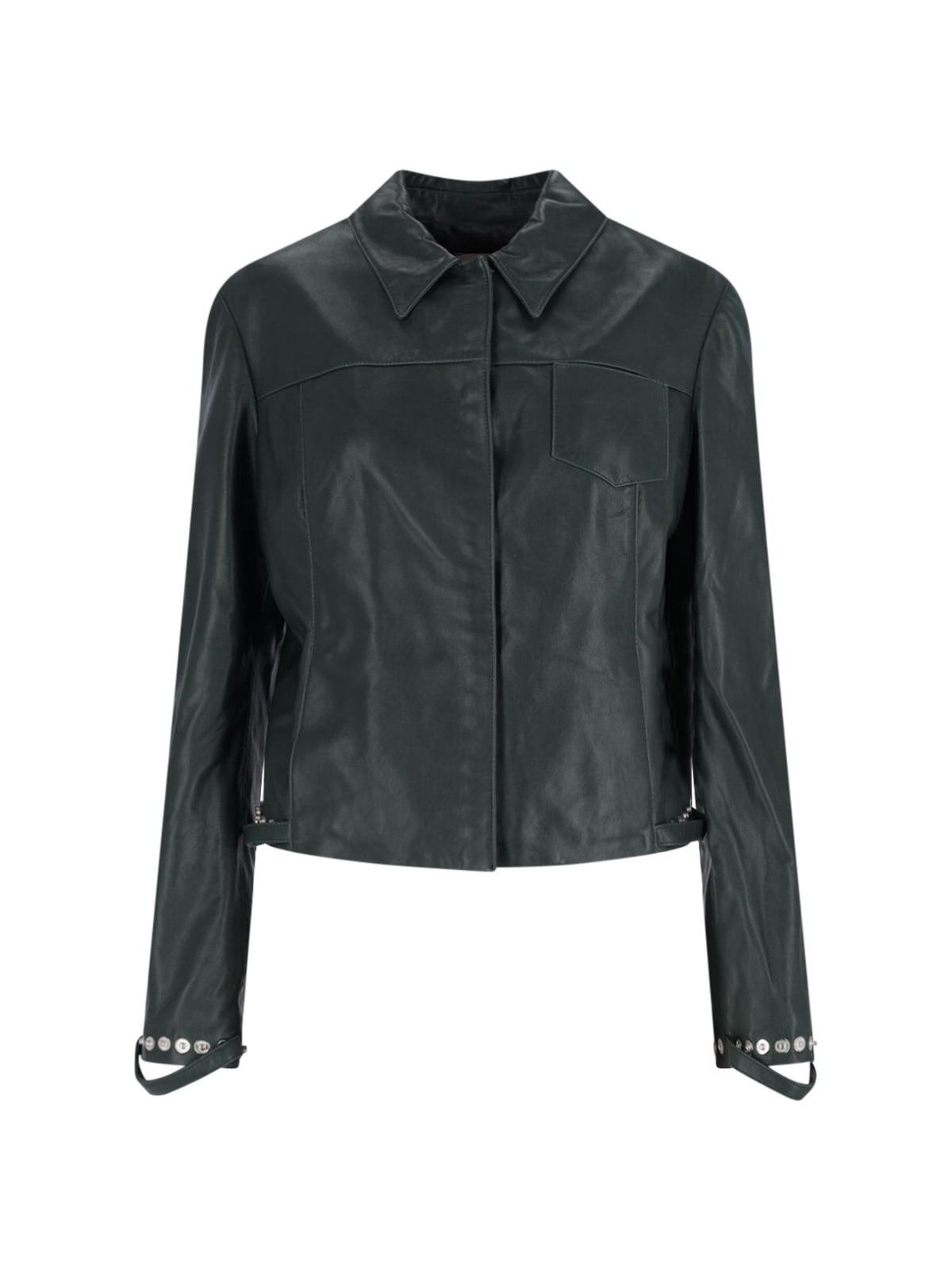 Shop Paloma Wool Octavia Lamb Leather Jacket