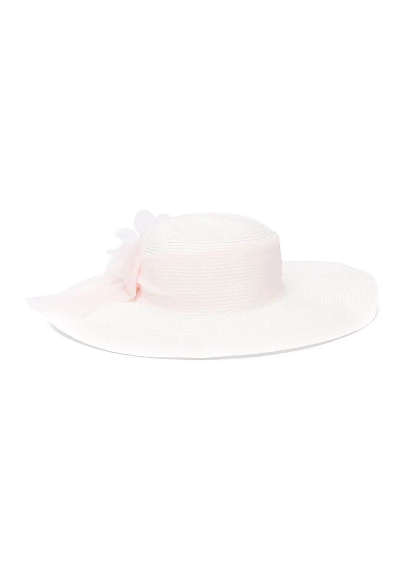 Monnalisa White Polyester Hat