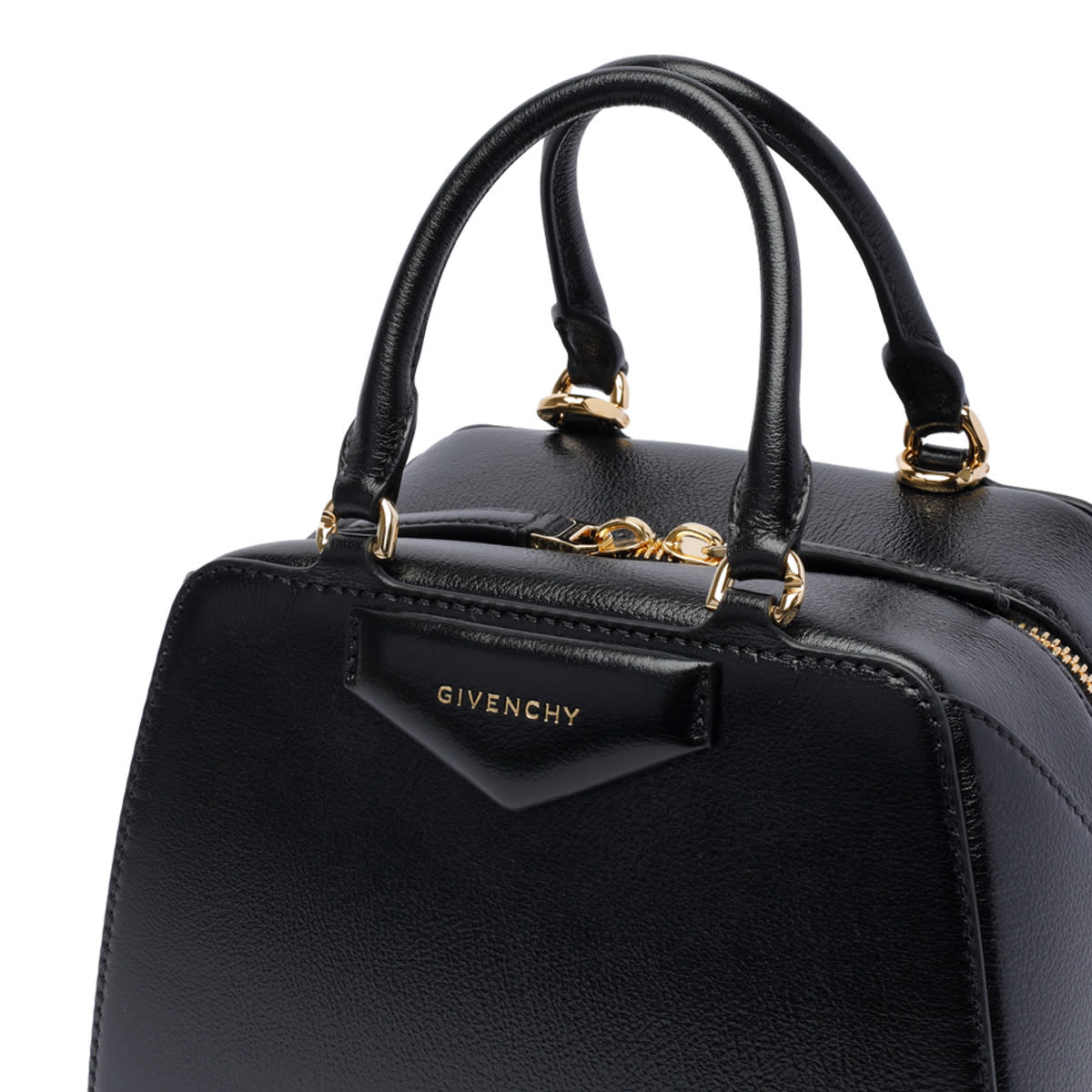 Shop Givenchy Antigona Cube Mini Bag In Black