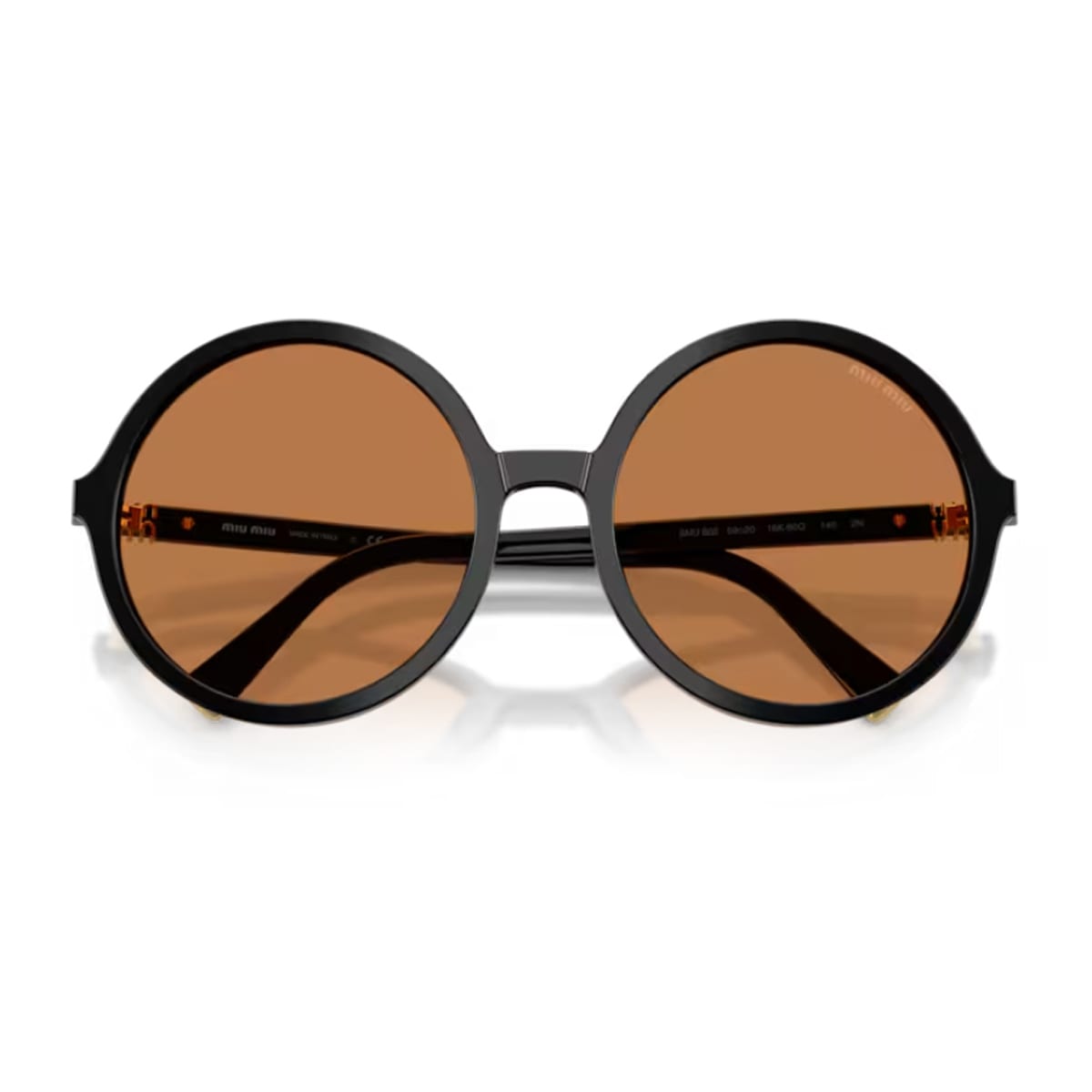 Miu Miu 0mu B02s Miu Regard 16k90q Nero Sunglasses In Black