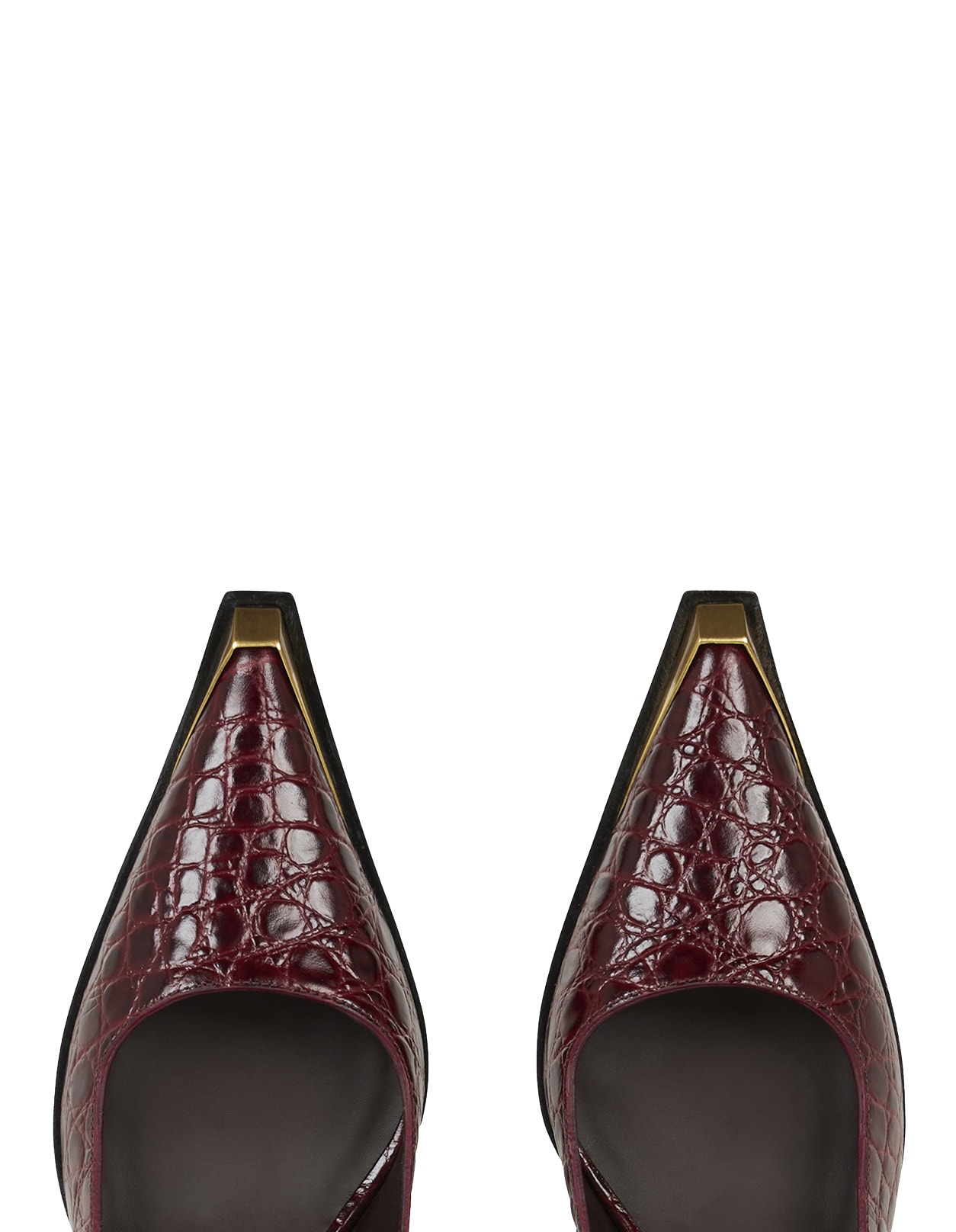 Shop Etro Burgundy Printed Leather Sling-back In Red