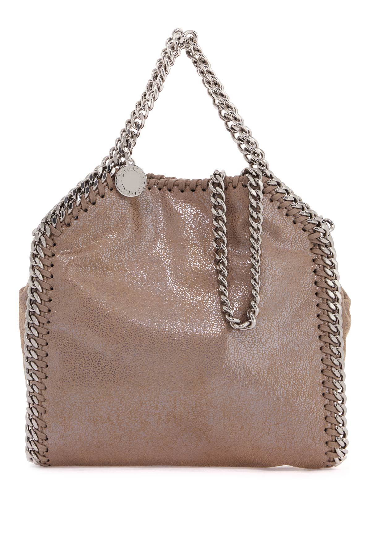 Shop Stella Mccartney Falabella Tiny Handbag In Gipsy Red (brown)