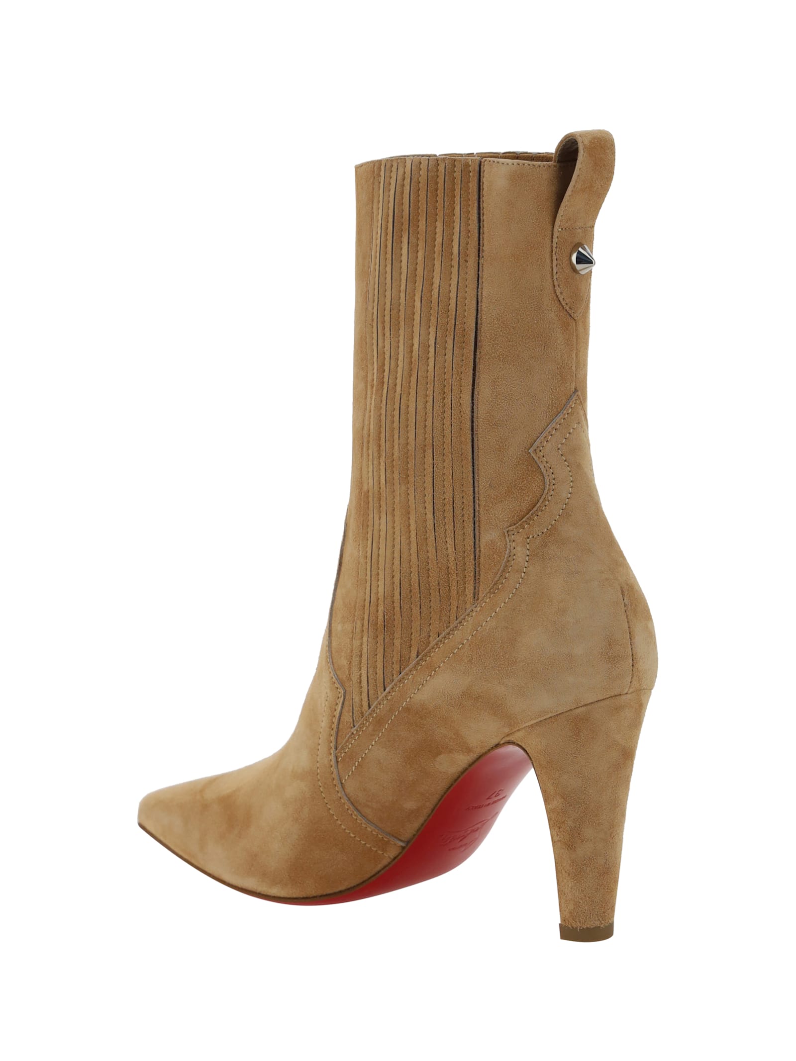 Shop Christian Louboutin Ankle Boots In Lionne