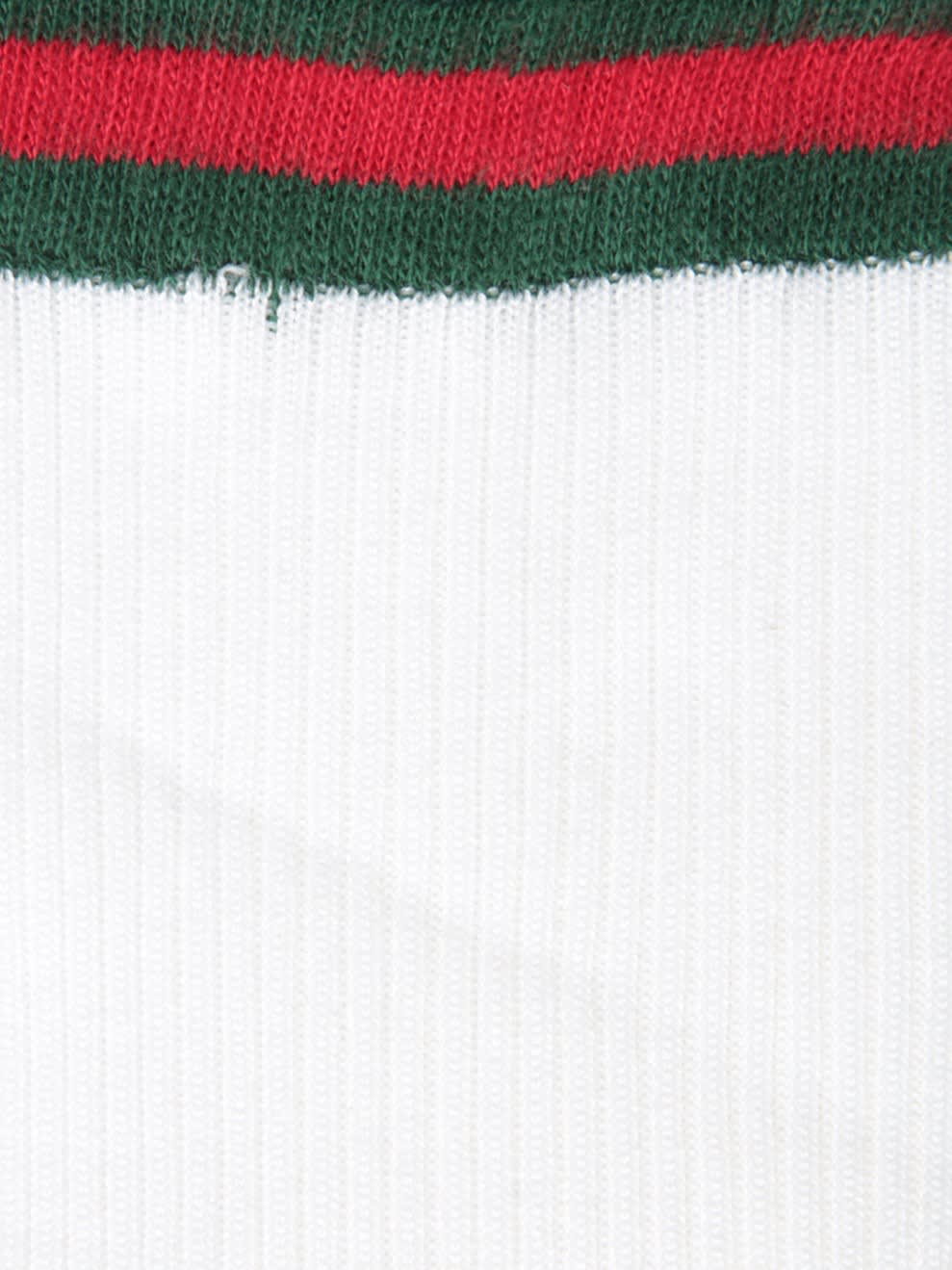Gucci Web Detailed Socks In White