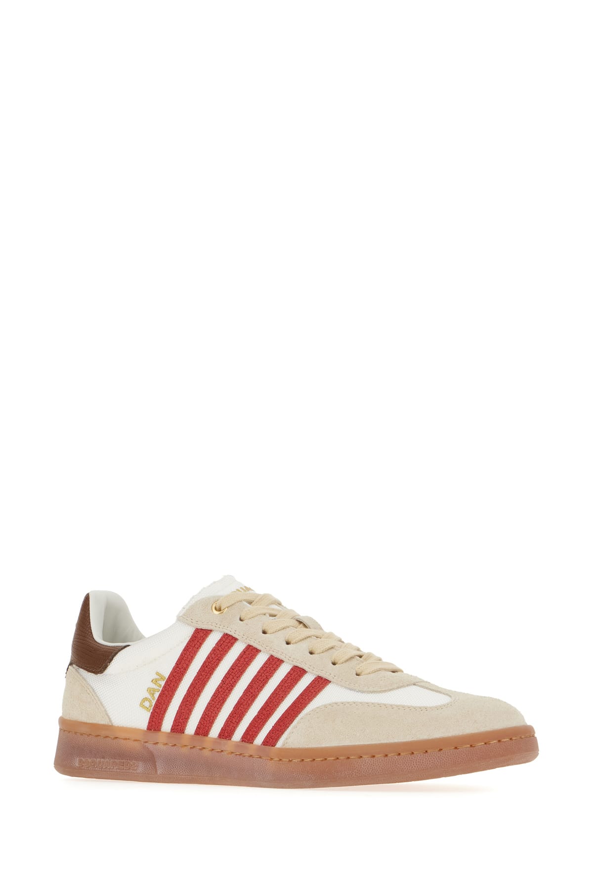 DSQUARED2 MULTICOLOR CANVAS BOXER SNEAKERS