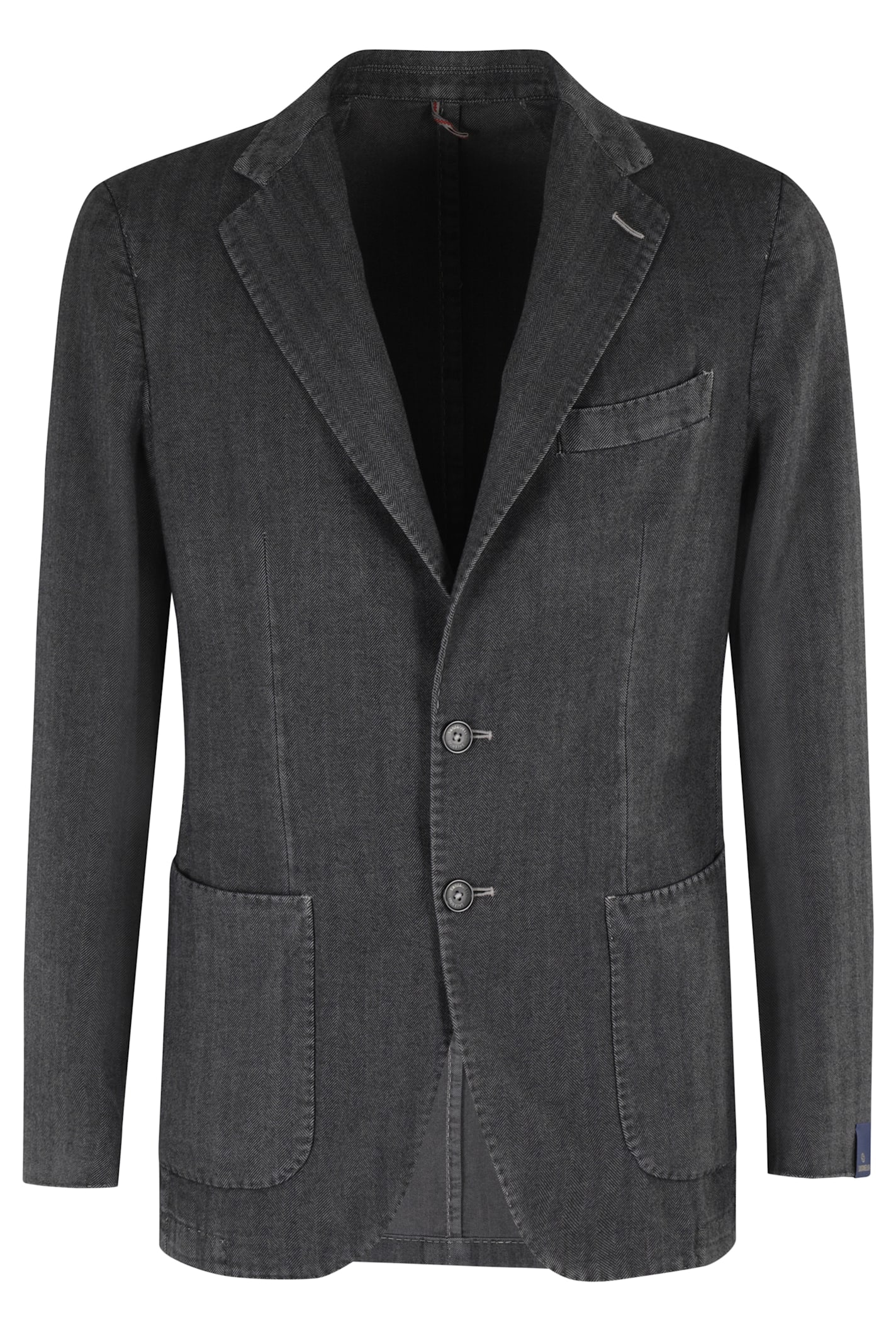 Santaniello Resca Tinto Filo Touch Soft Cashmere In Gray