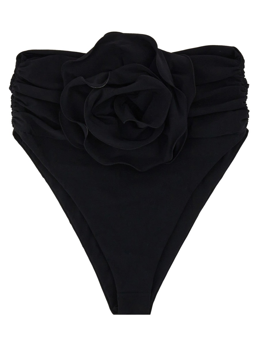 Shop Magda Butrym High Waist Swimsuit In Black