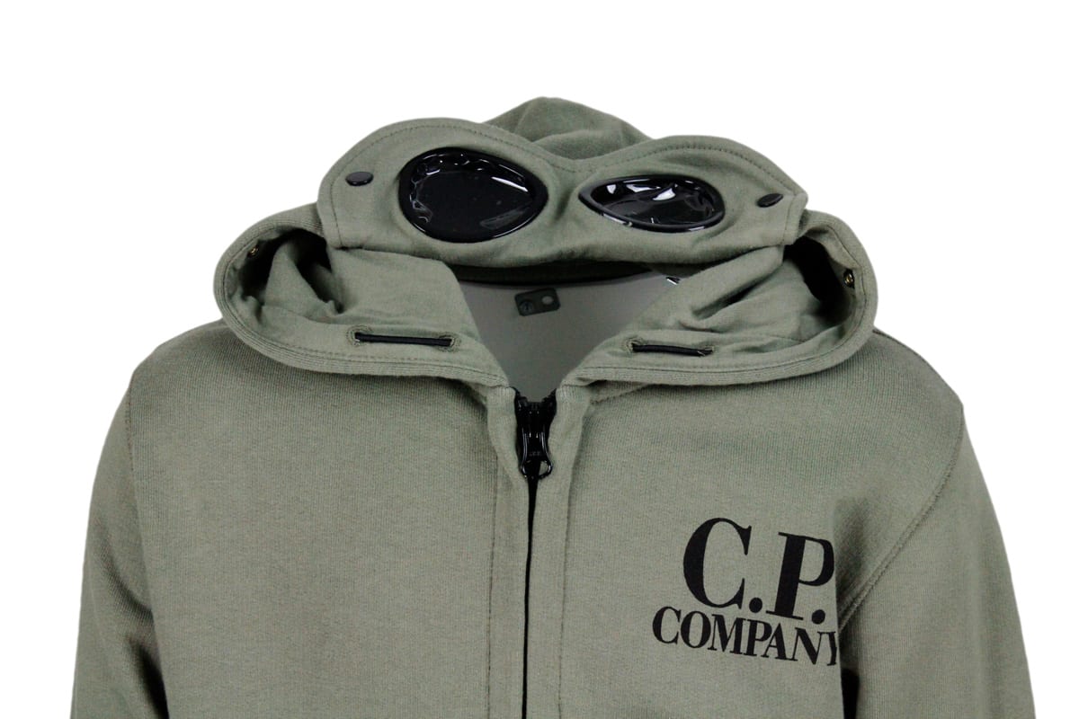 Shop C.p. Company Sweater In Green