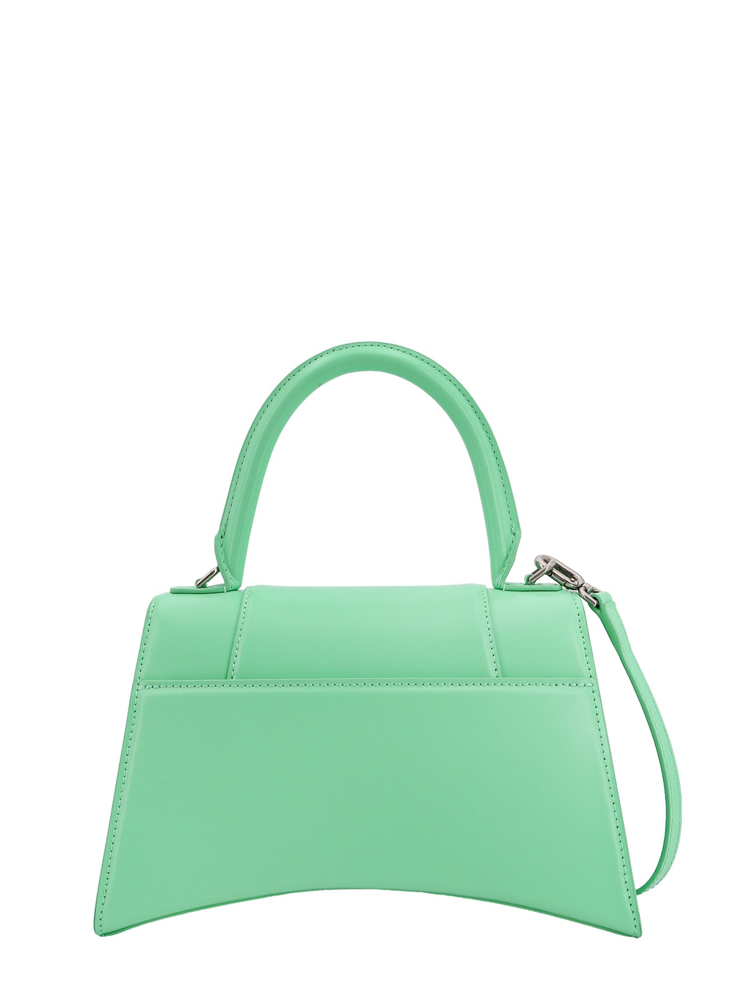 Shop Balenciaga Hourglass Handbag In Green
