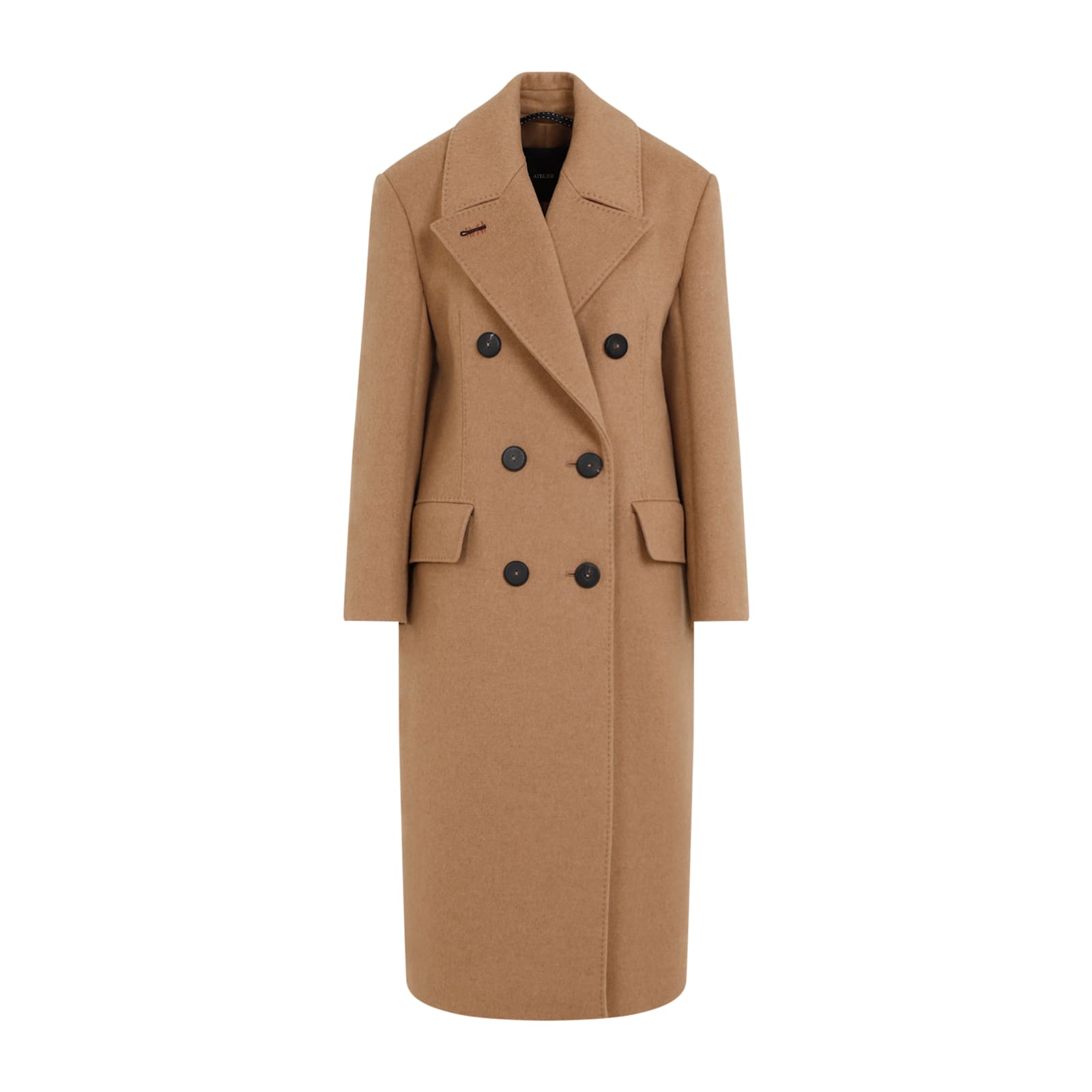 Shop Max Mara Certo Coat In Cammello