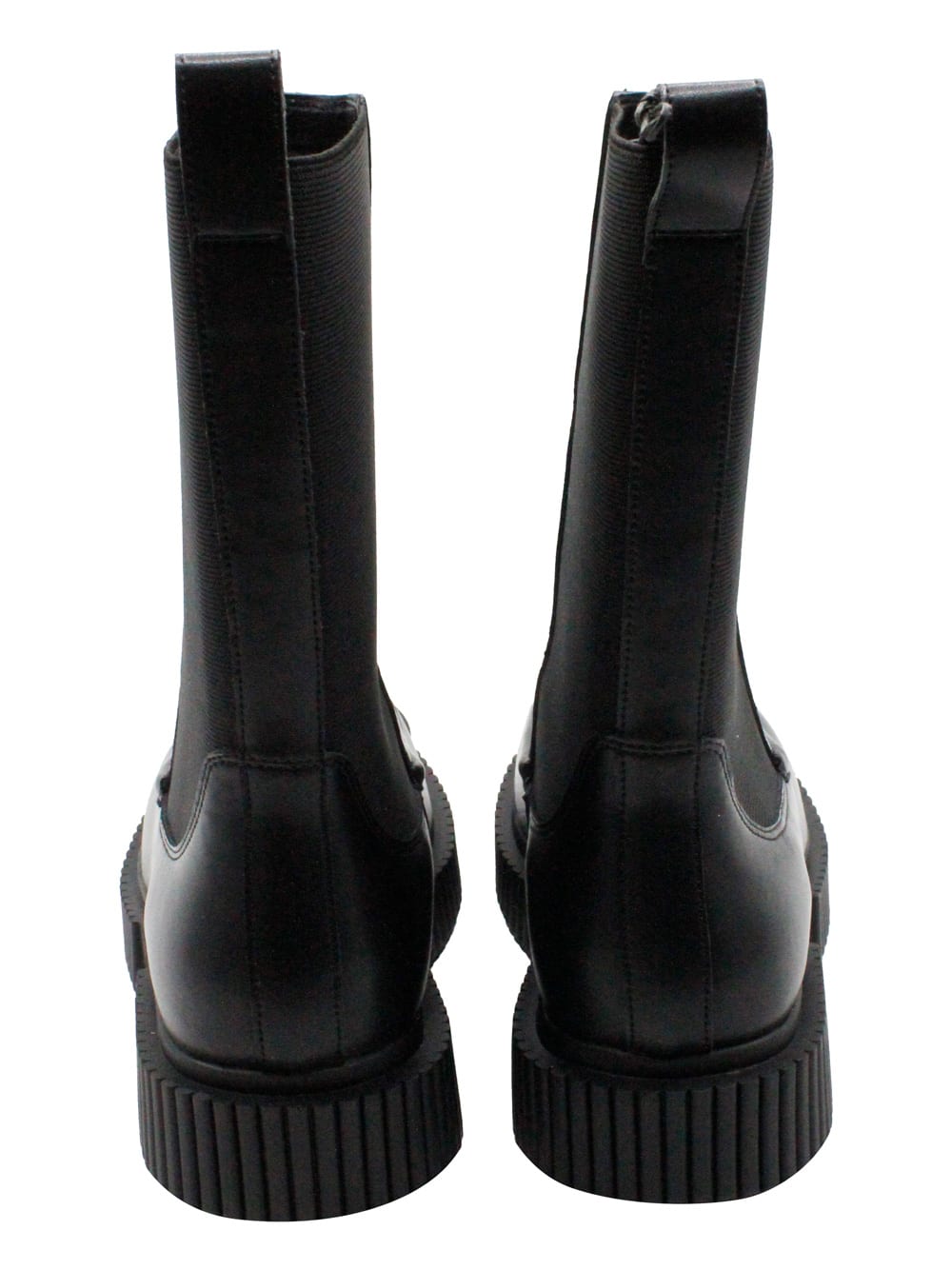 Shop Armani Exchange Boots In Black