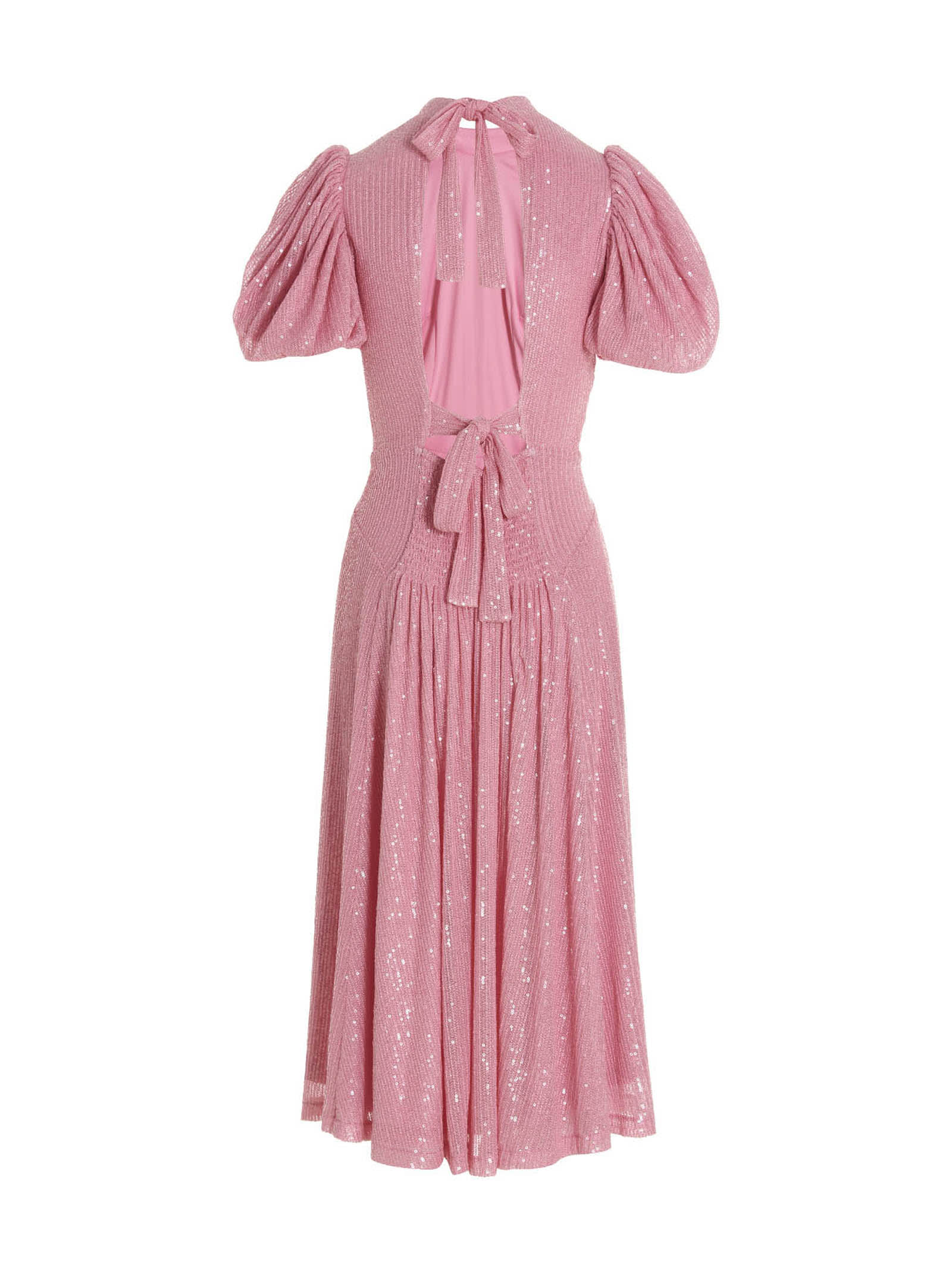 Shop Rotate Birger Christensen Noon Dress In Pink