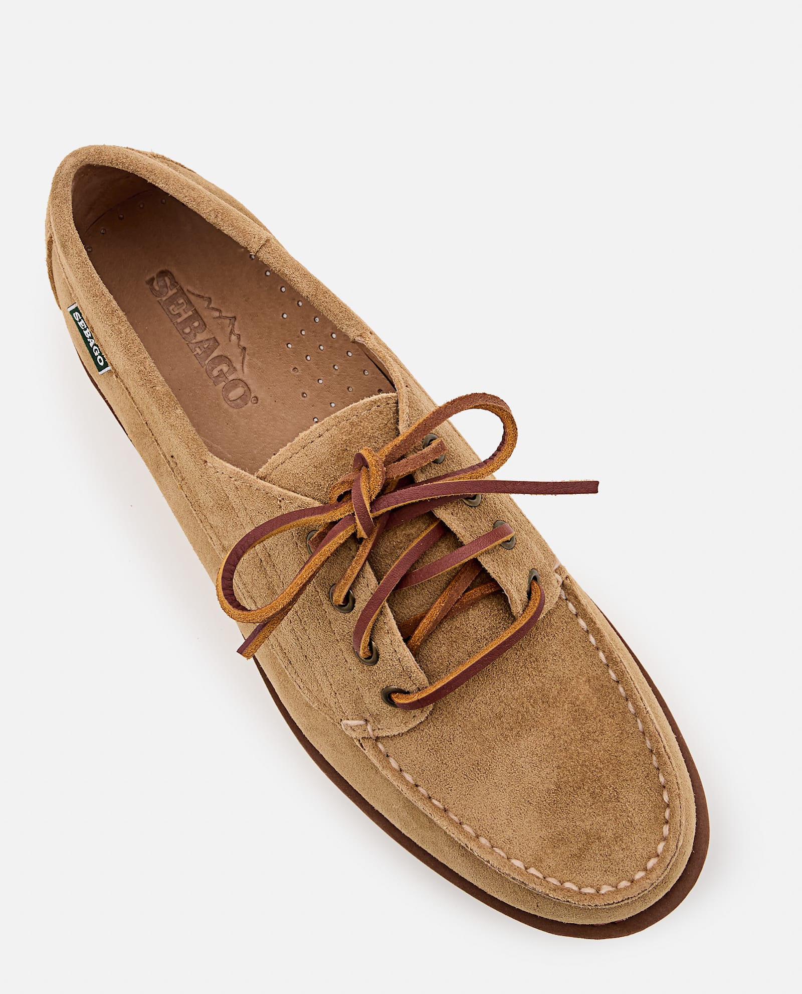 Sebago Askookfield Suede Loafers In Brown