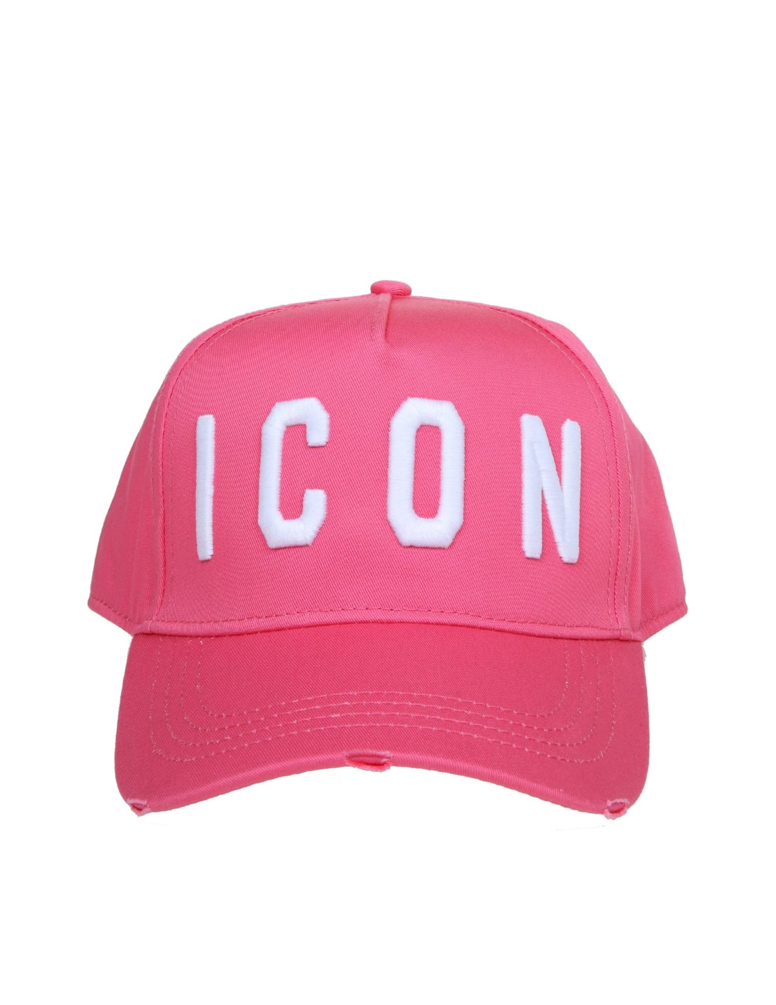 DSQUARED2 BASEBALL HAT IN PINK COLOR FABRIC,BCW4001 05C0 M1972