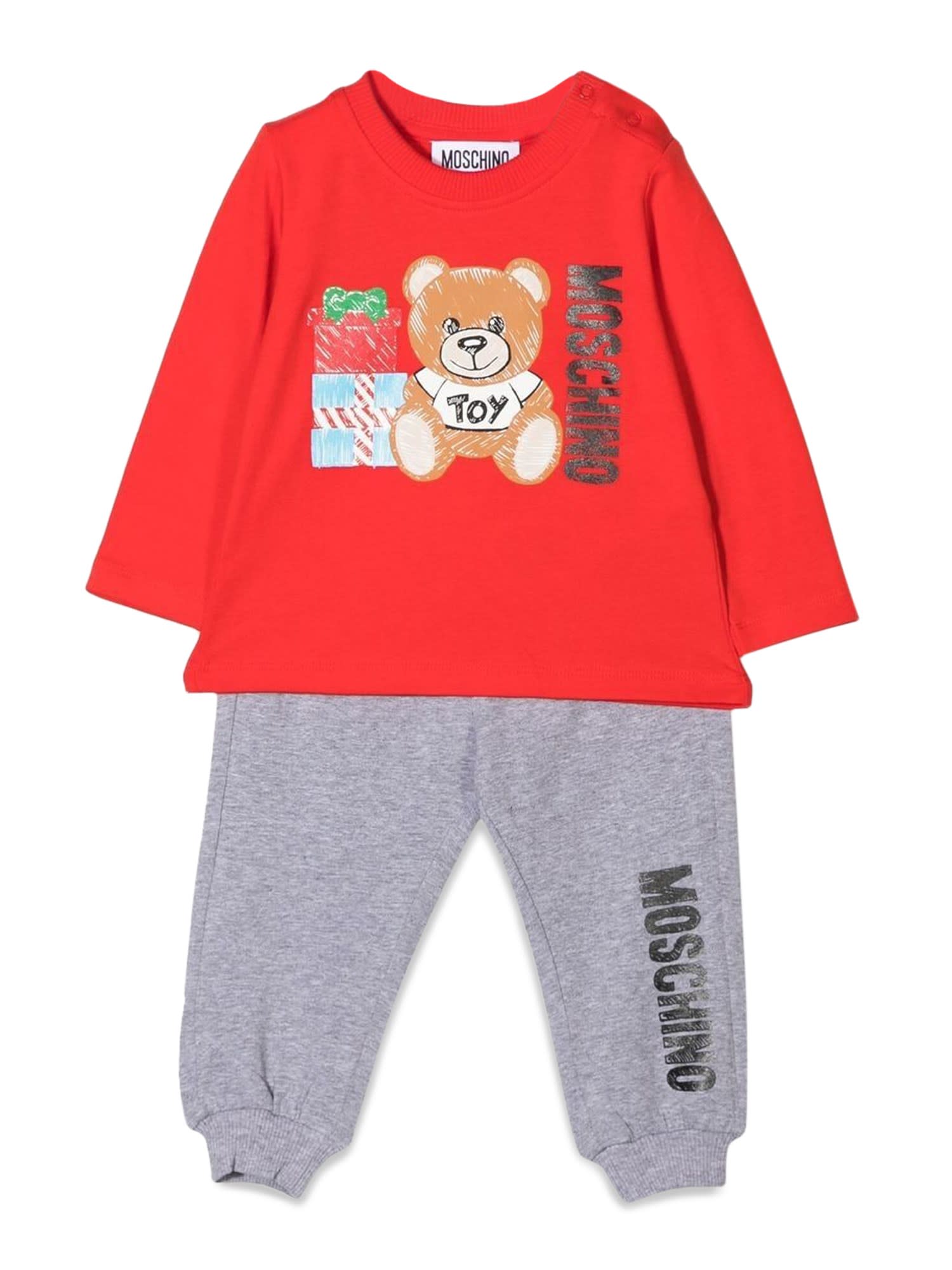 Moschino T-shirt + Pants With Gift Box