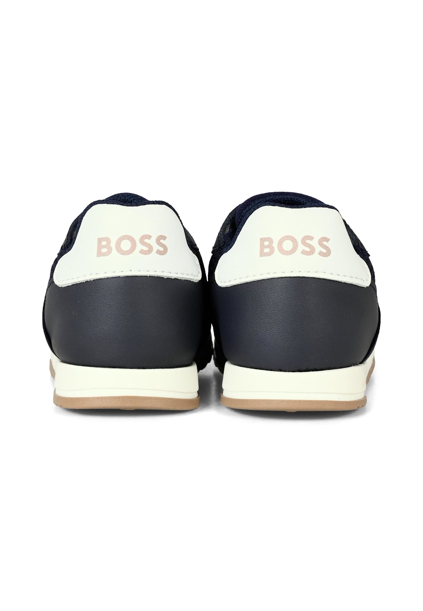 Hugo Boss Blue Sneakers For Baby Boy And Boy In Blue