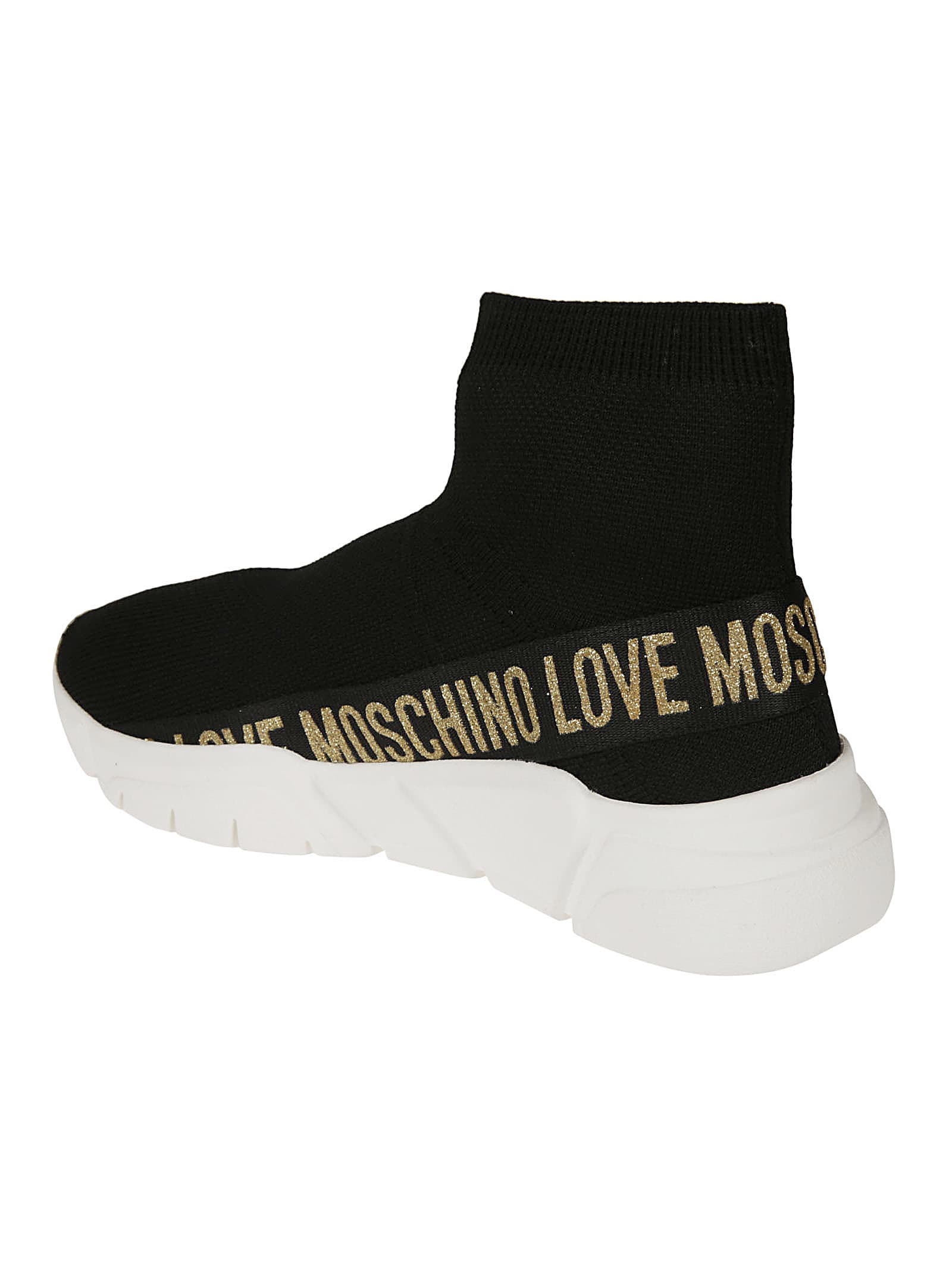 love moschino sneakers socks