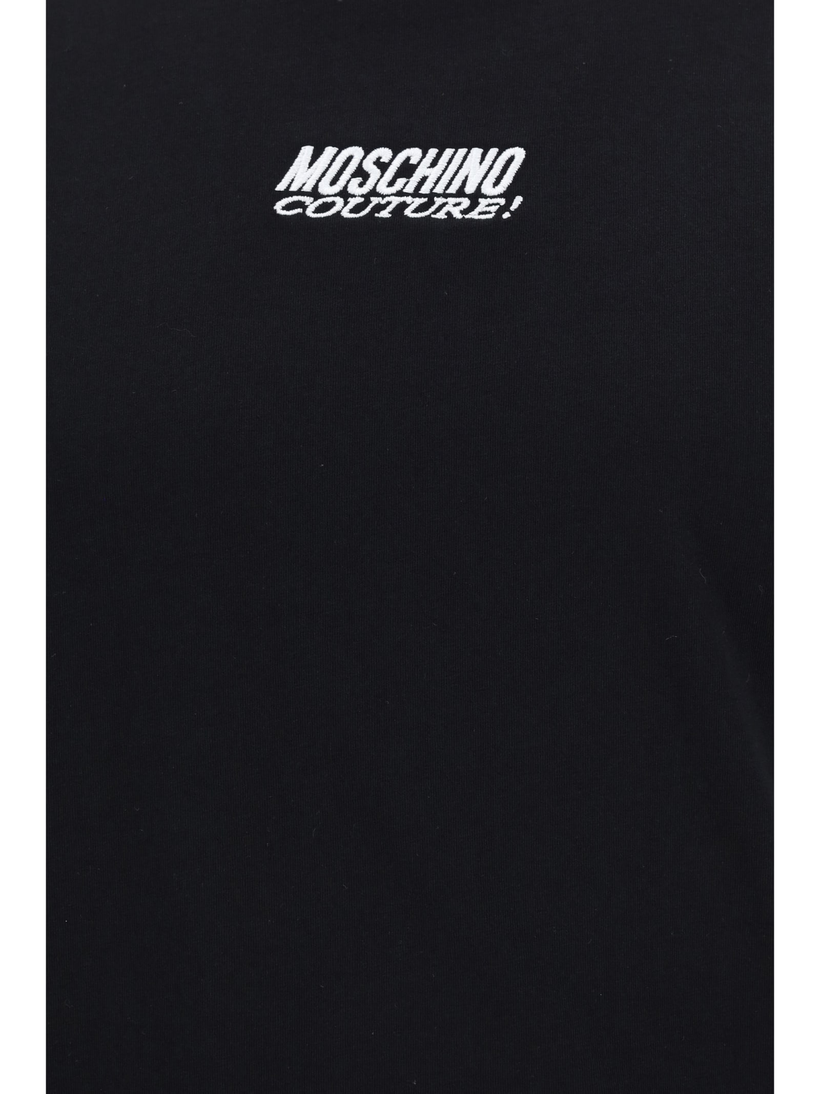 Shop Moschino T-shirt In Multi/black