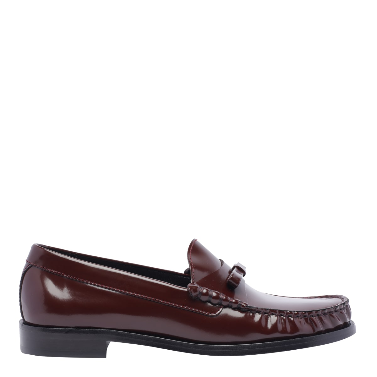 Shop Stuart Weitzman Lottie Loafers In Brown