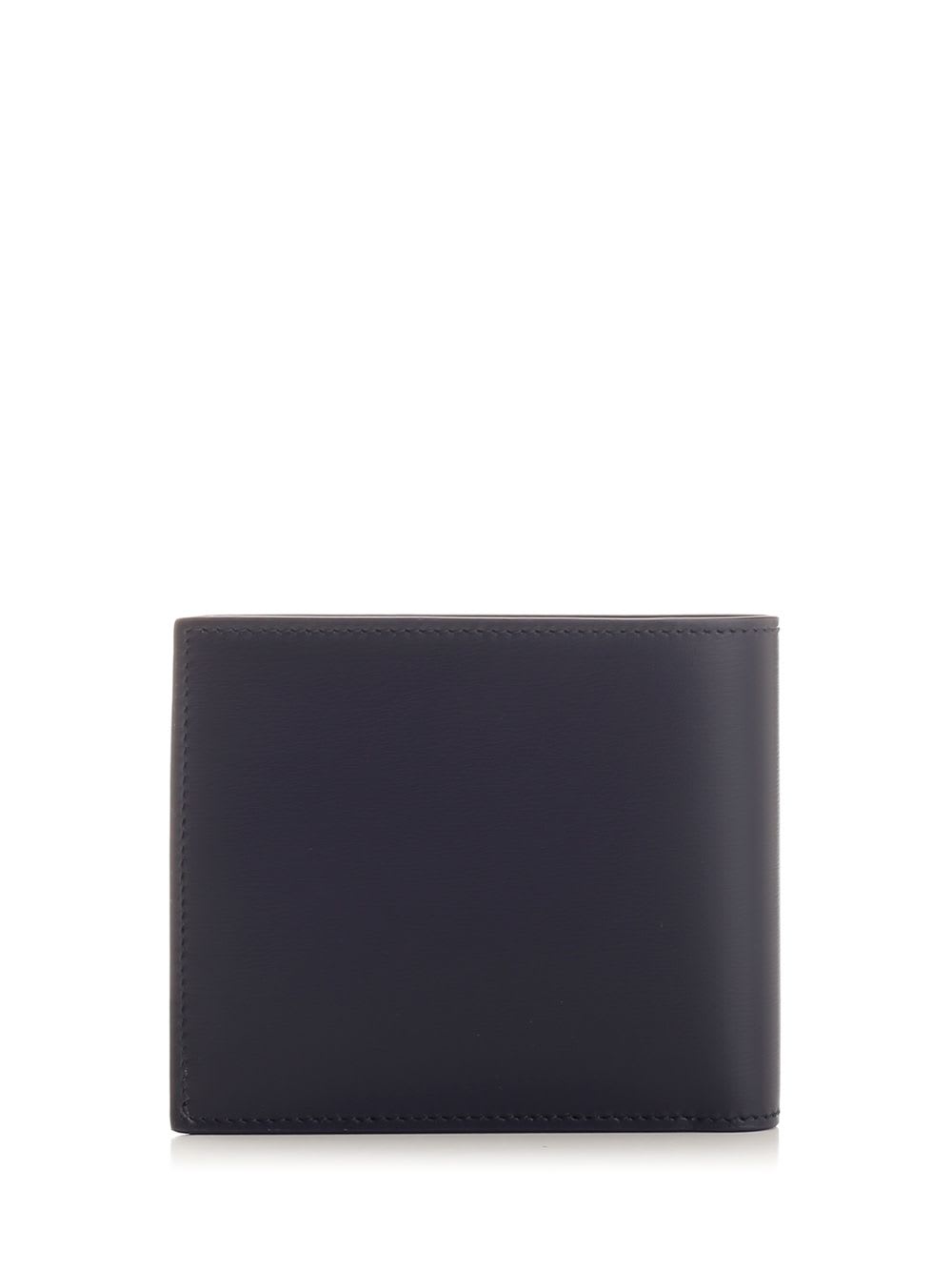 Shop Ferragamo Classic Wallet In Blue